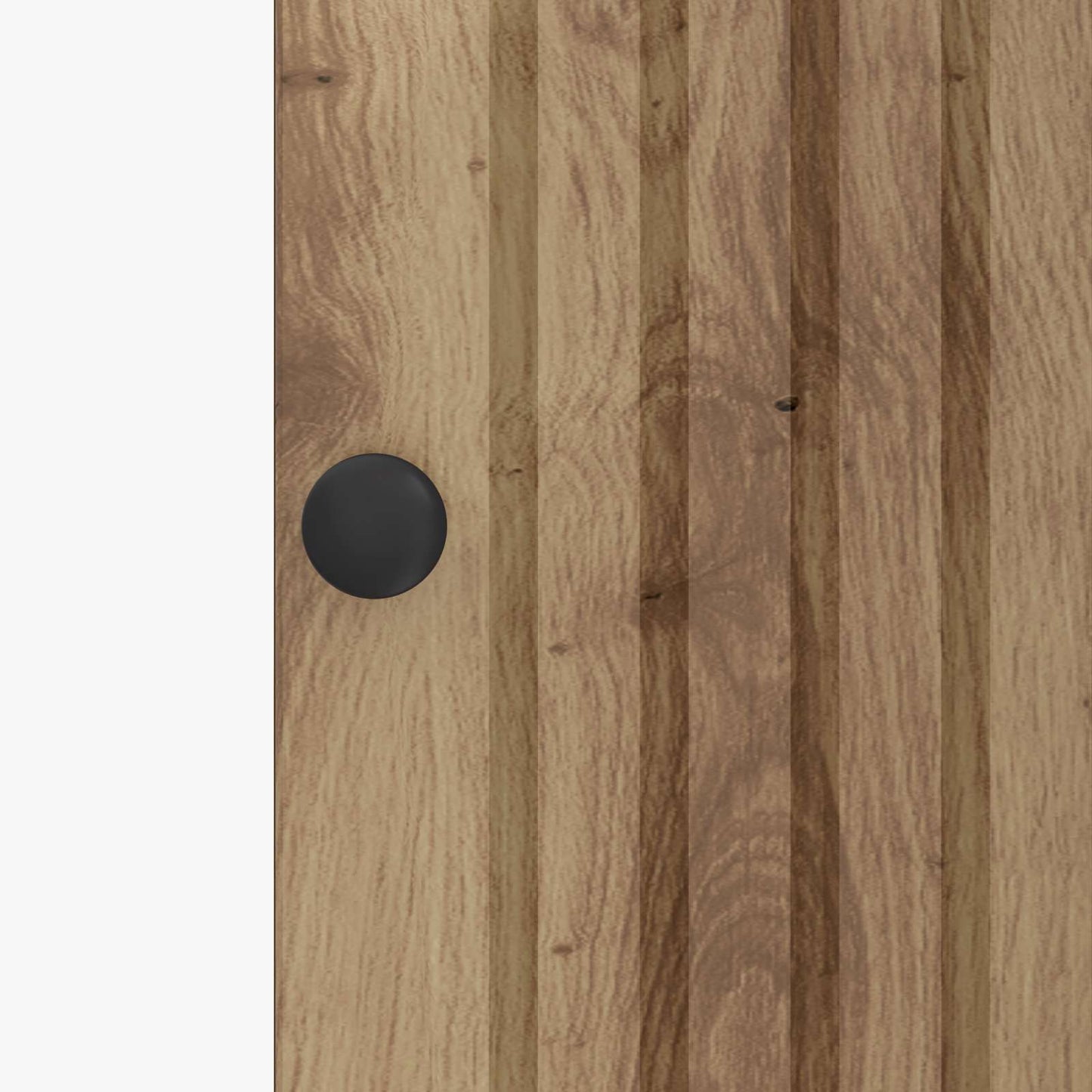 vidaXL Πλαϊνό γραφείο Artisan Δρυς 33 x 34,5 x 90 εκ