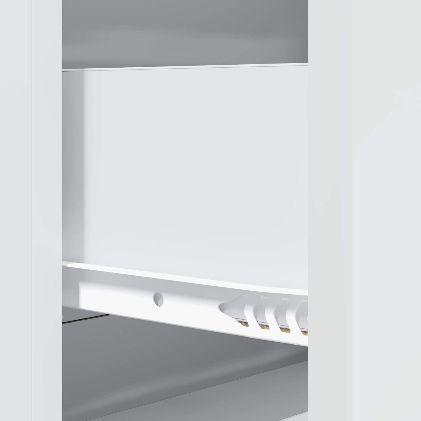 vidaXL Ντουλάπι με Συρτάρια Λευκό 66 x 34,5 x 90 εκ Επεξεργασμένο Ξύλο