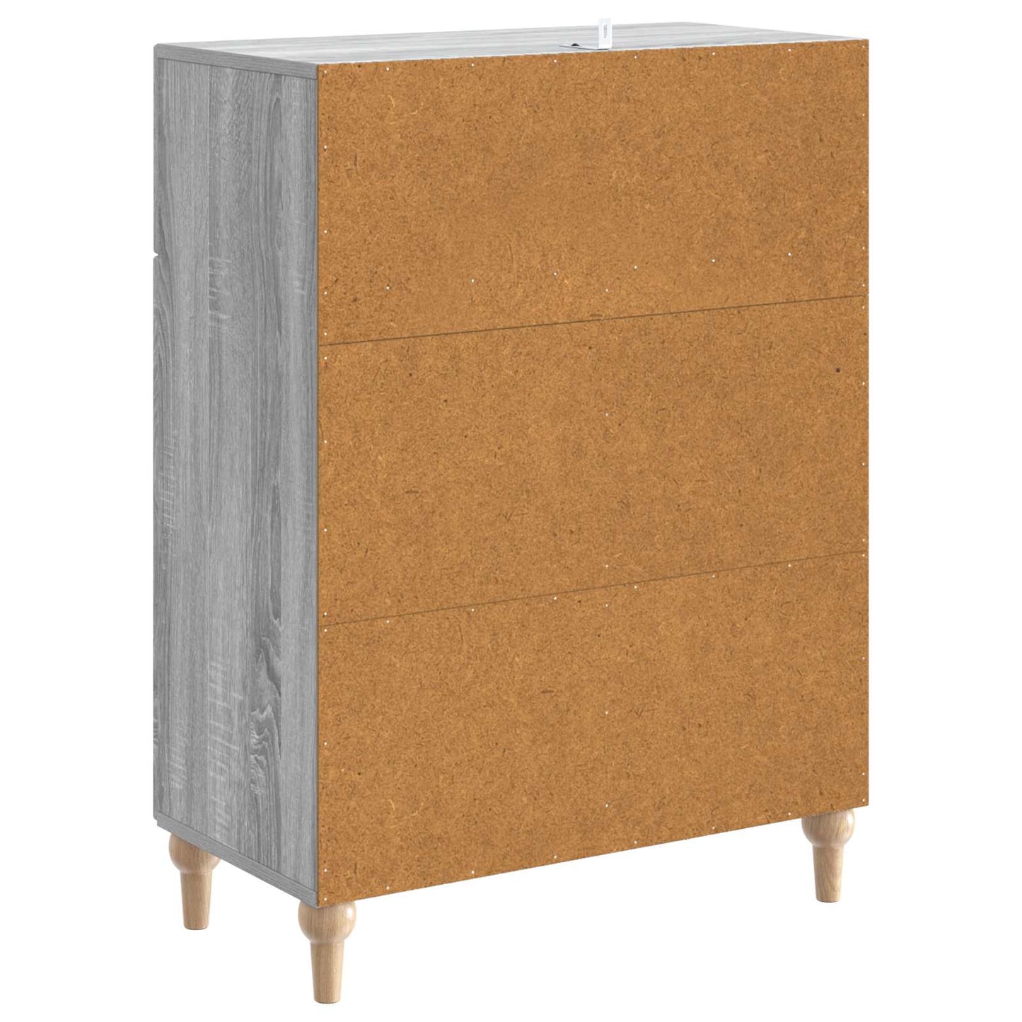 vidaXL Πλαϊνό γραφείο Γκρι Sonoma 66 x 34,5 x 90 εκ Επεξεργασμένο Ξύλο