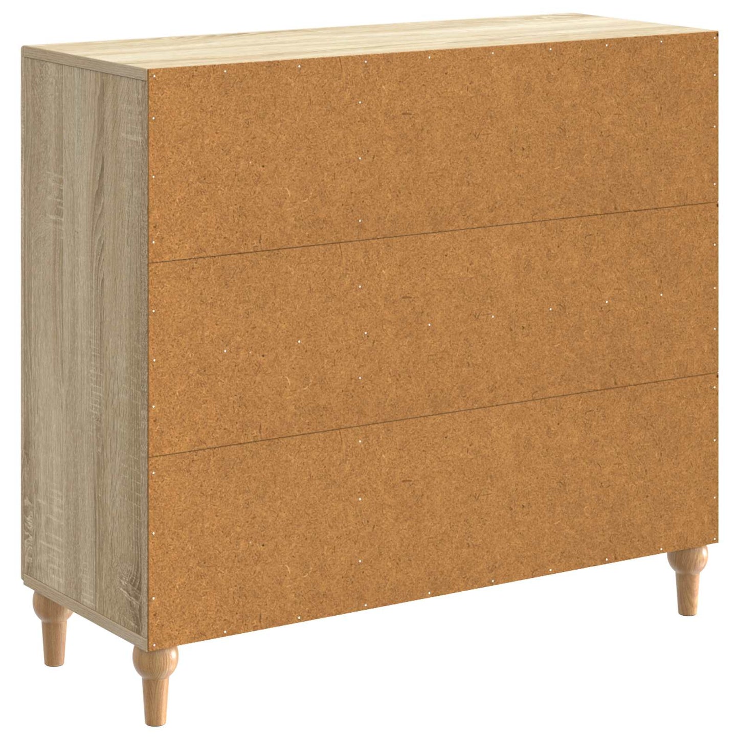 vidaXL Πλαϊνό γραφείο Sonoma Δρυς 89 x 34,5 x 80 εκ Επεξεργασμένο Ξύλο
