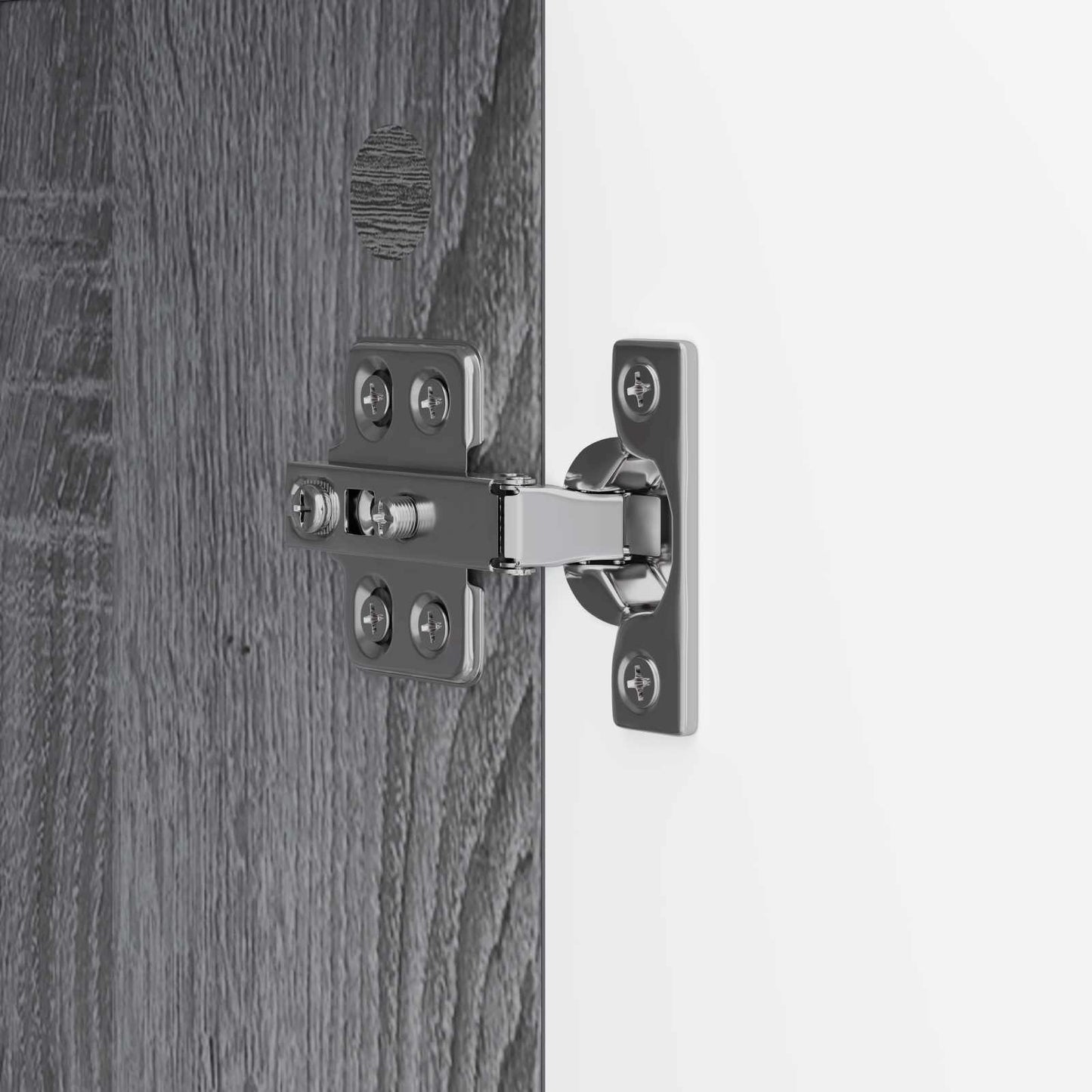 vidaXL Πλαϊνό γραφείο Γκρι Sonoma 89 x 34,5 x 80 εκ Επεξεργασμένο Ξύλο