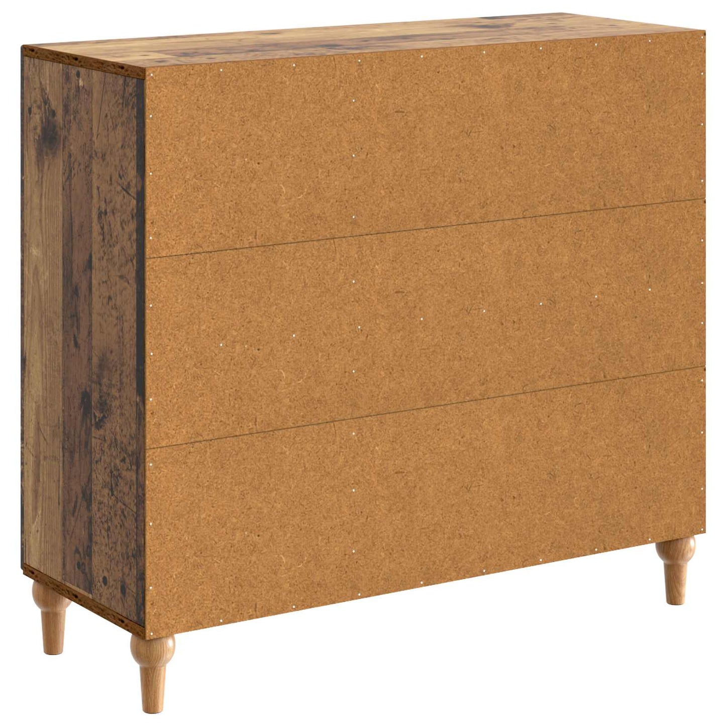 vidaXL Πλαϊνό γραφείο Παλαιωμένο ξύλο 89 x 34,5 x 80 εκ