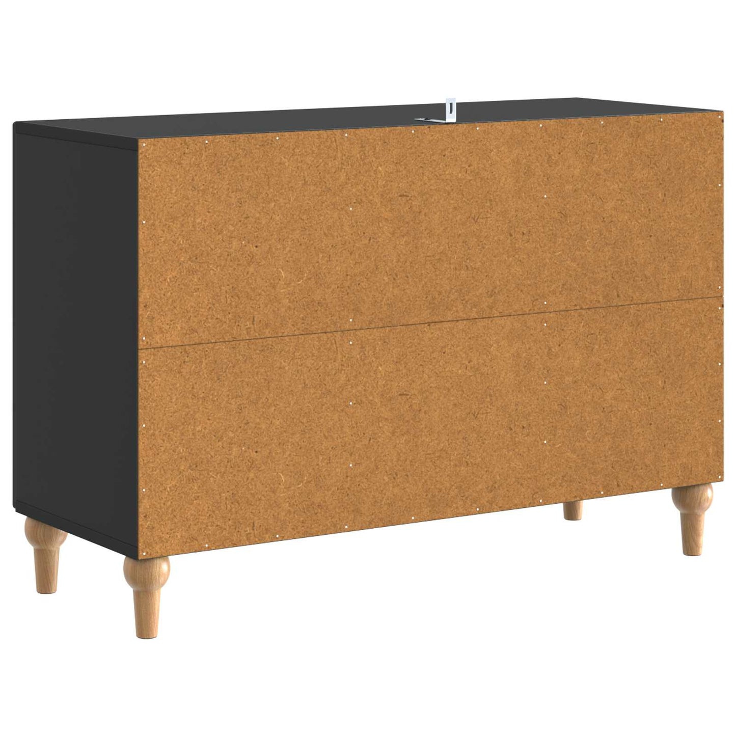vidaXL Ντουλάπι TV Μαύρο 89 x 34,5 x 60 εκ. Επεξεργασμένο Ξύλο