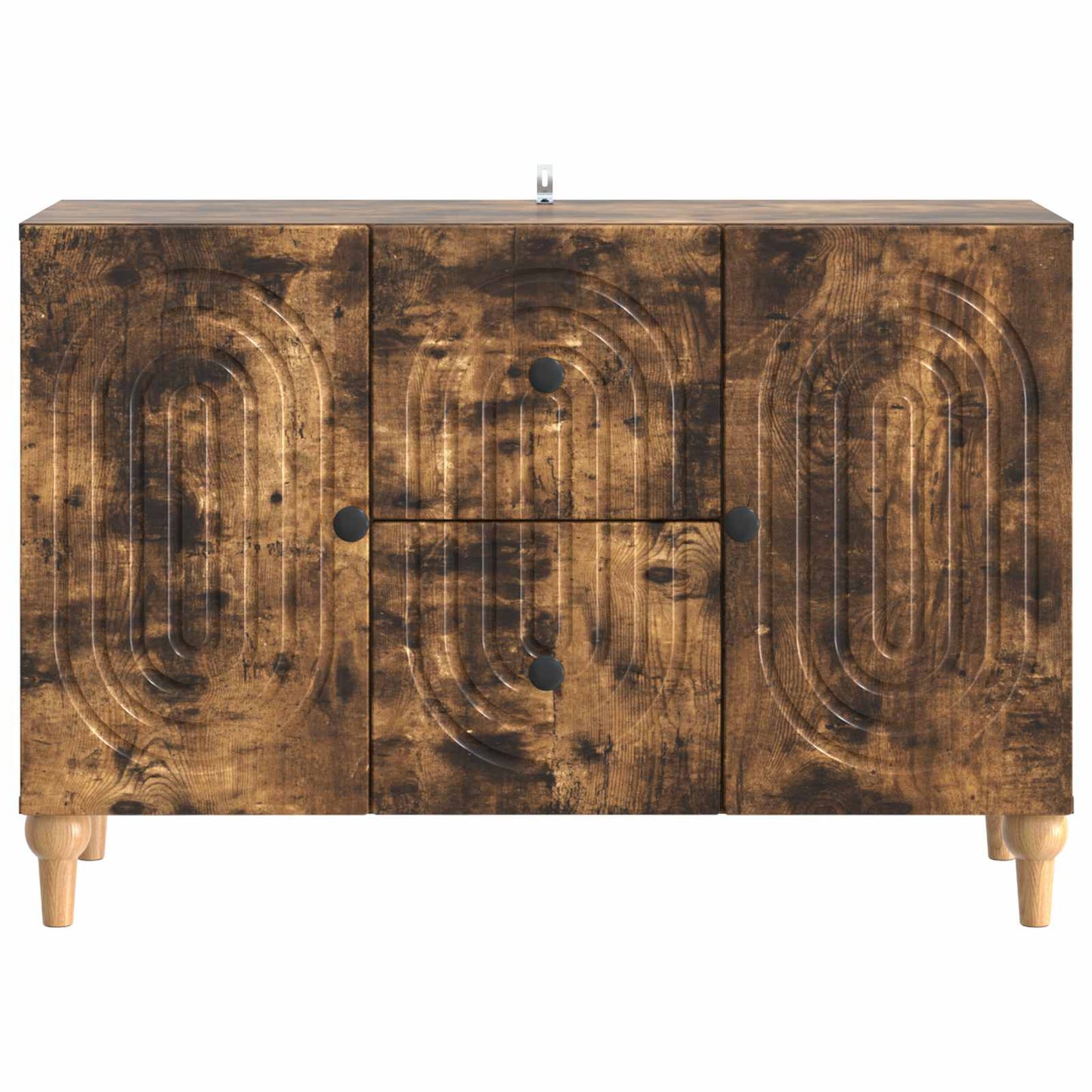 vidaXL Ντουλάπι TV Καπνισμένο Ξύλο Δρυός 89 x 34,5 x 60 εκ.