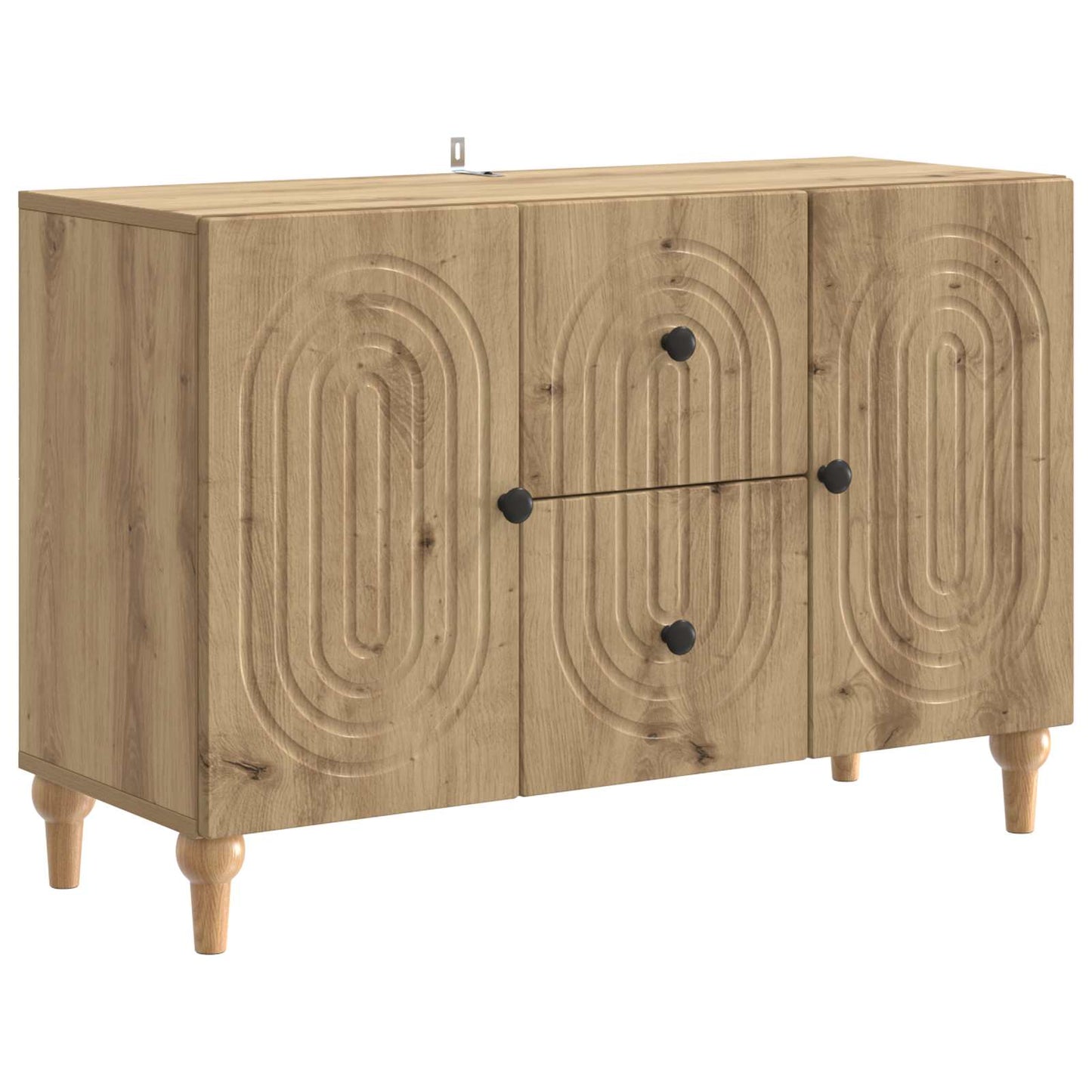vidaXL Ντουλάπι TV Artisan Δρυς 89 x 34,5 x 60 εκ. Επεξεργασμένο Ξύλο