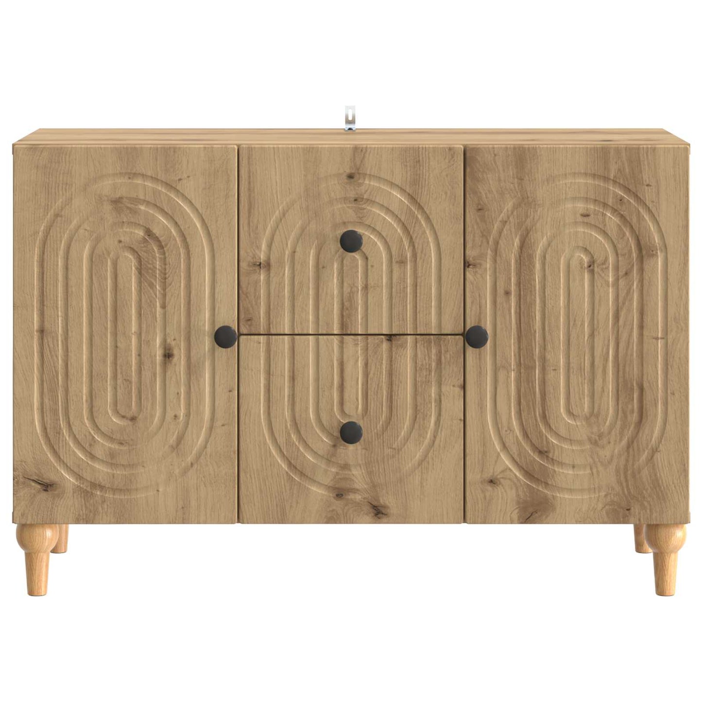 vidaXL Ντουλάπι TV Artisan Δρυς 89 x 34,5 x 60 εκ. Επεξεργασμένο Ξύλο