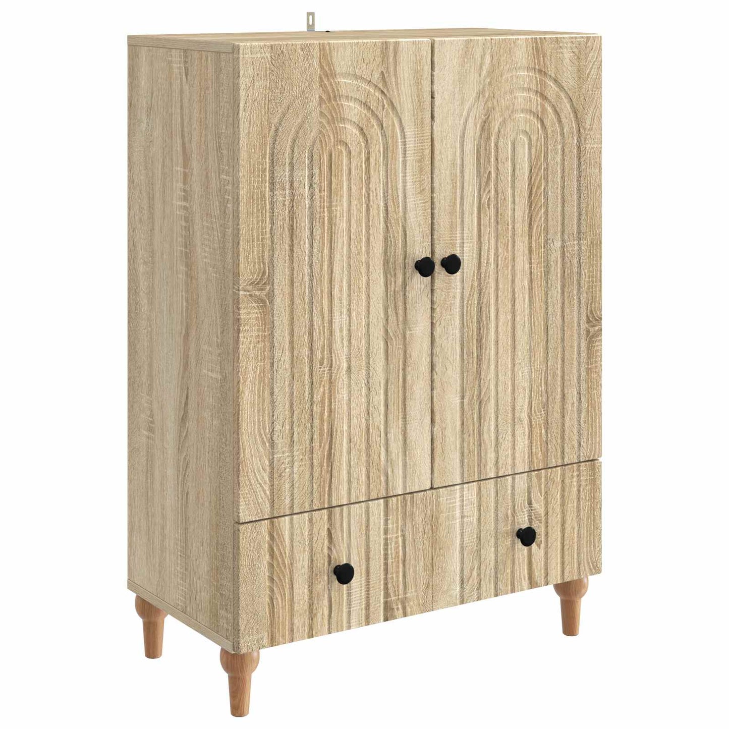 vidaXL Πλαϊνό γραφείο με συρτάρι Sonoma Δρυς 66 x 34,5 x 95 εκ.