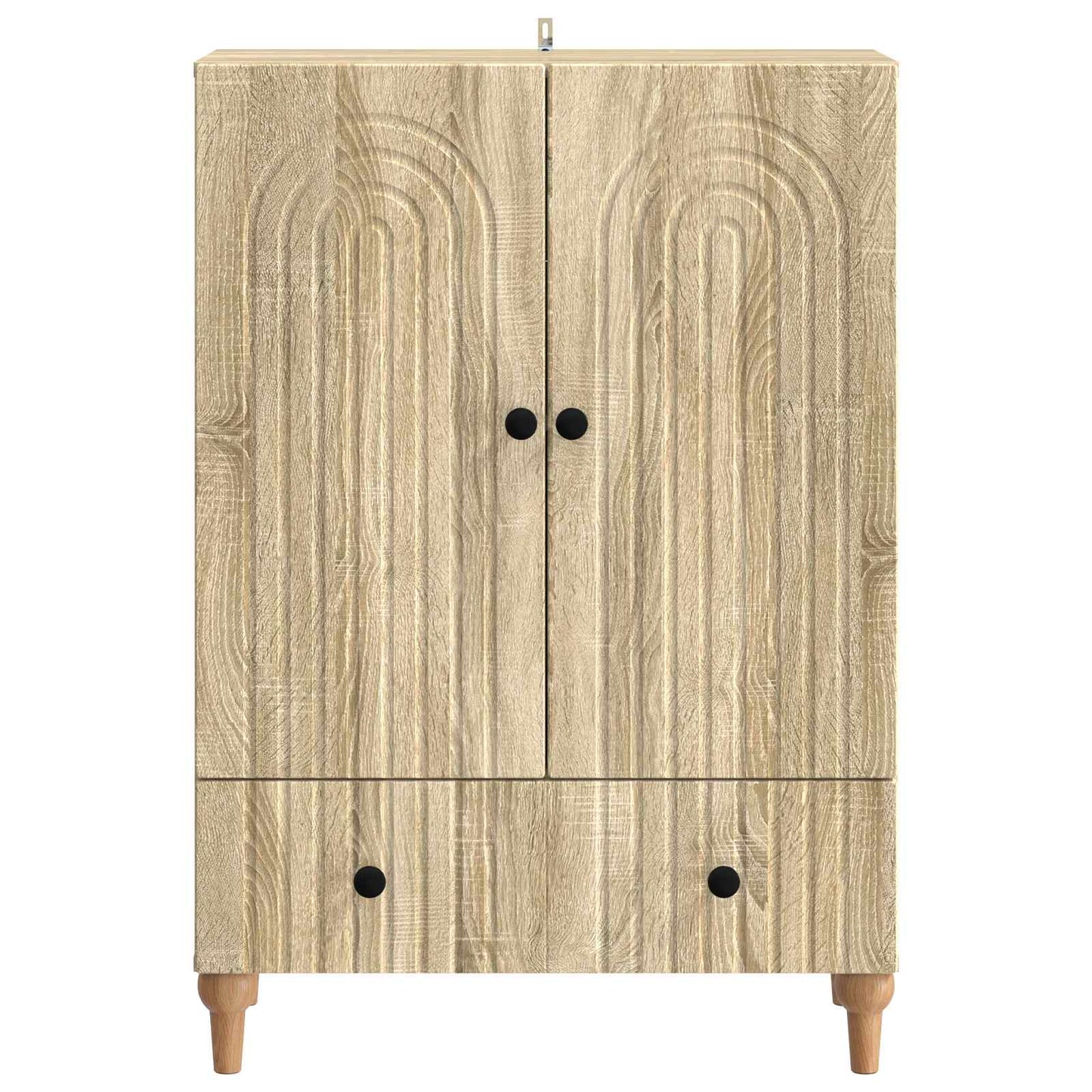 vidaXL Πλαϊνό γραφείο με συρτάρι Sonoma Δρυς 66 x 34,5 x 95 εκ.