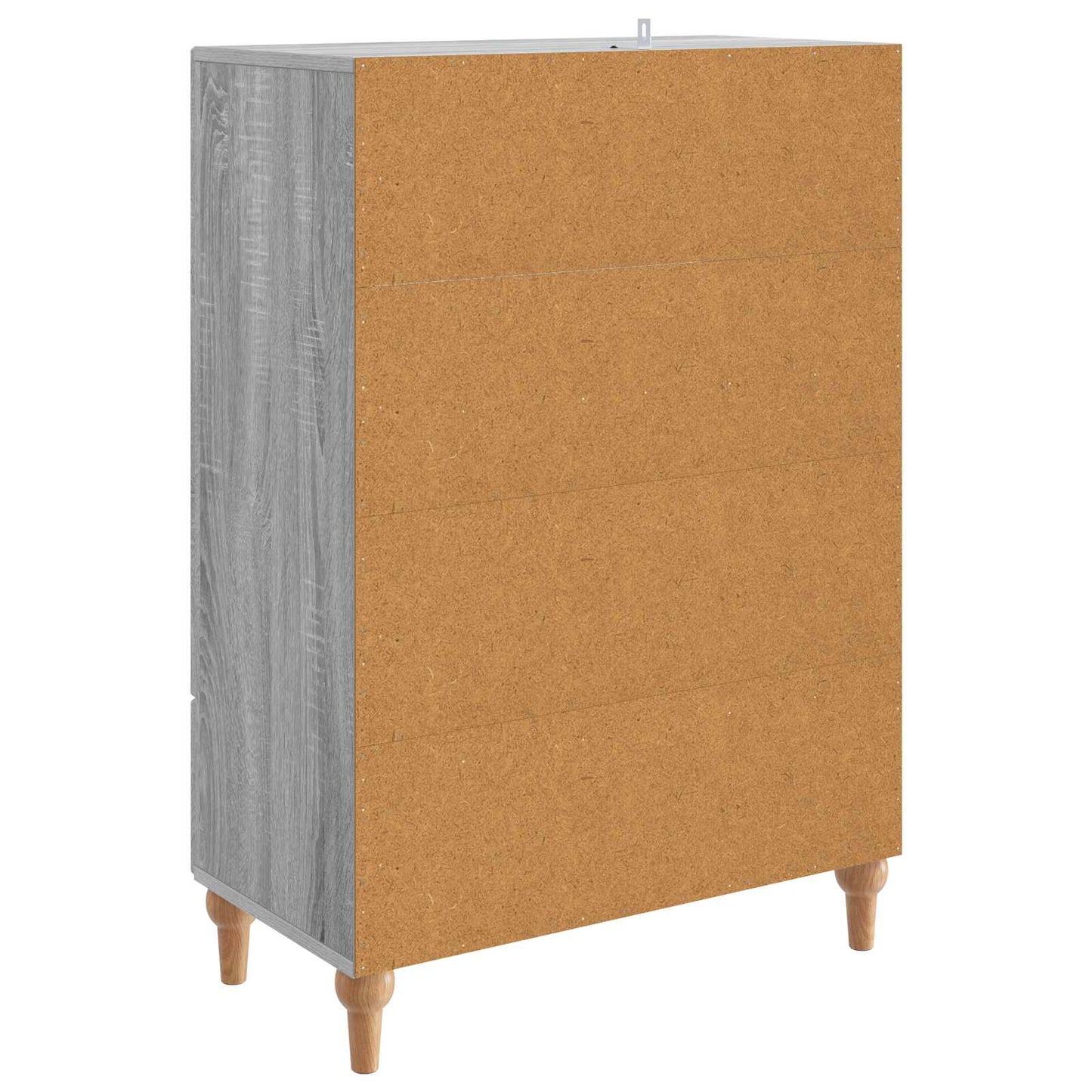 vidaXL Πλαϊνό γραφείο με συρτάρι Γκρι Sonoma 66 x 34,5 x 95 εκ.