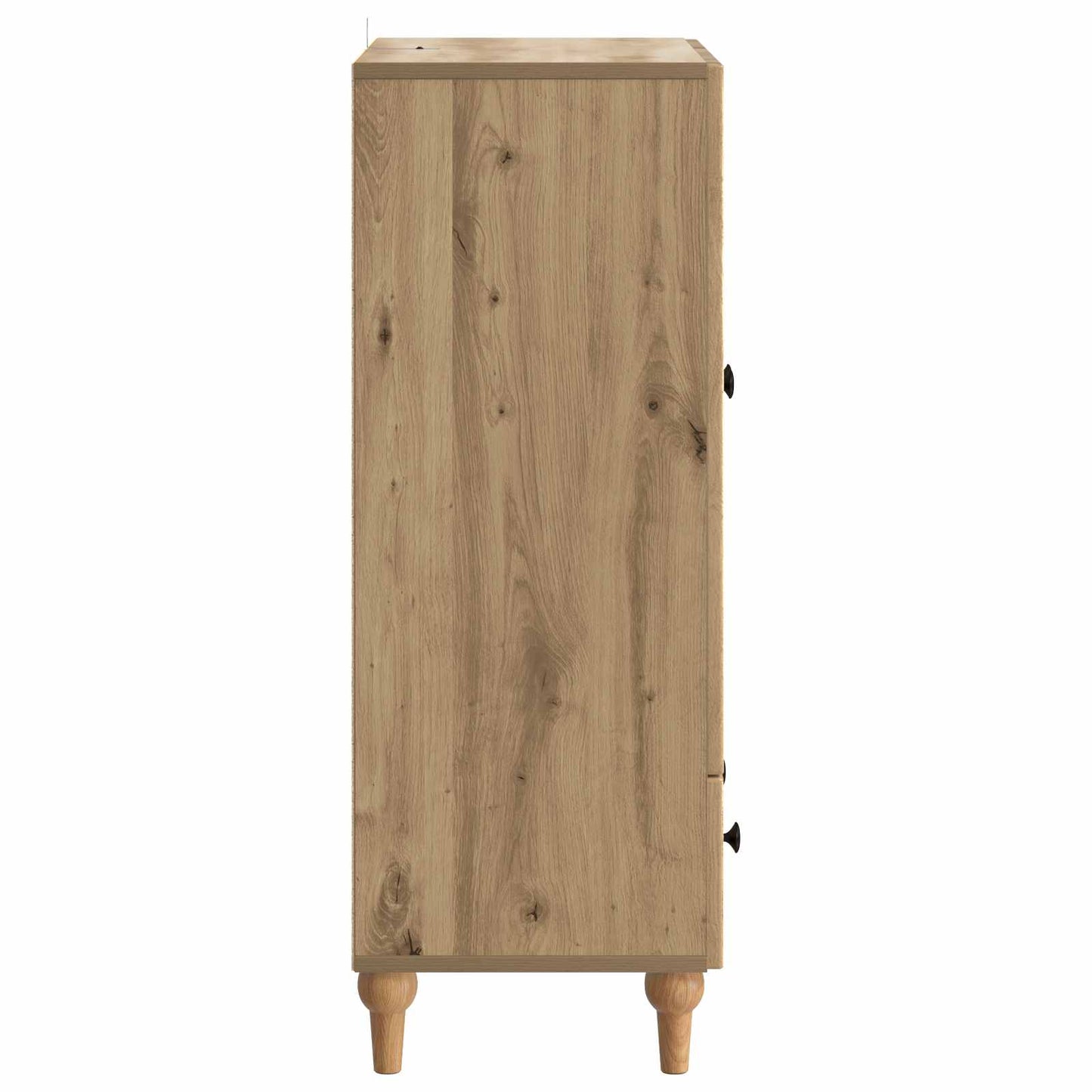 vidaXL Πλαϊνό γραφείο Artisan Δρυς 66 x 34,5 x 95 εκ.