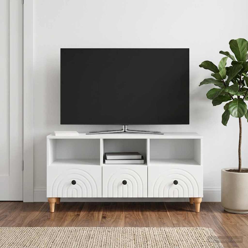 vidaXL Ντουλάπι TV Λευκός 102 x 34,5 x 50 εκ.