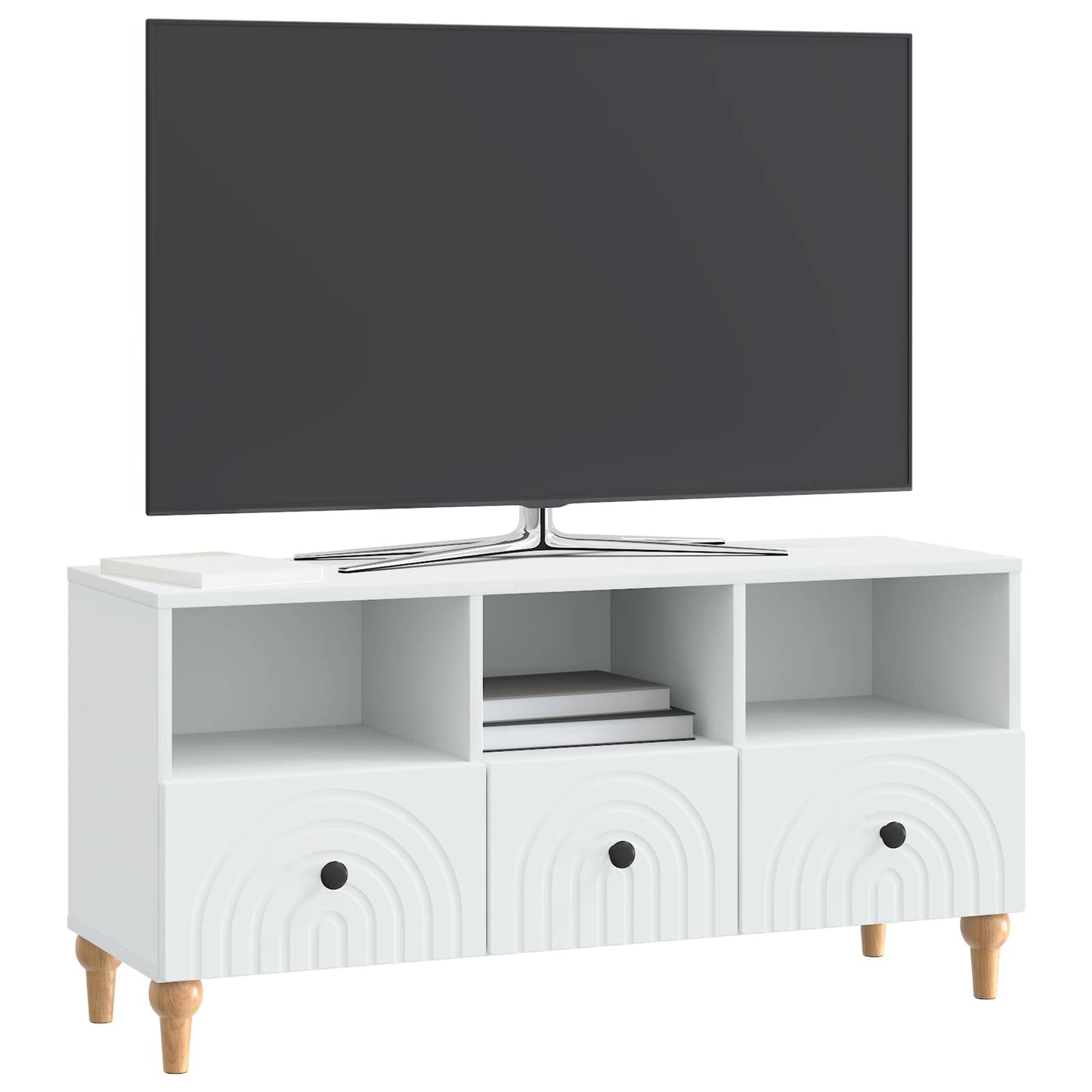 vidaXL Ντουλάπι TV Λευκός 102 x 34,5 x 50 εκ.