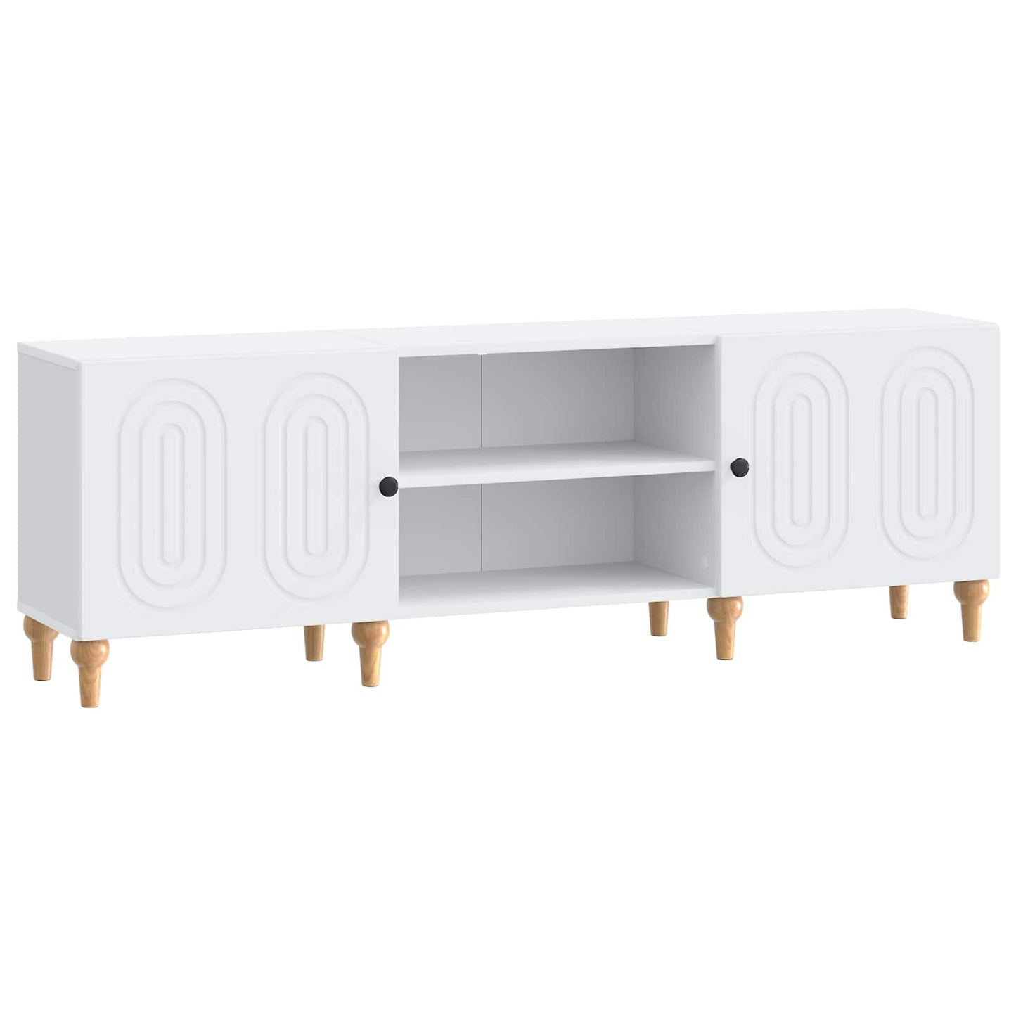 vidaXL Ντουλάπι TV Λευκό 150 x 31 x 50 εκ. Επεξεργασμένο Ξύλο