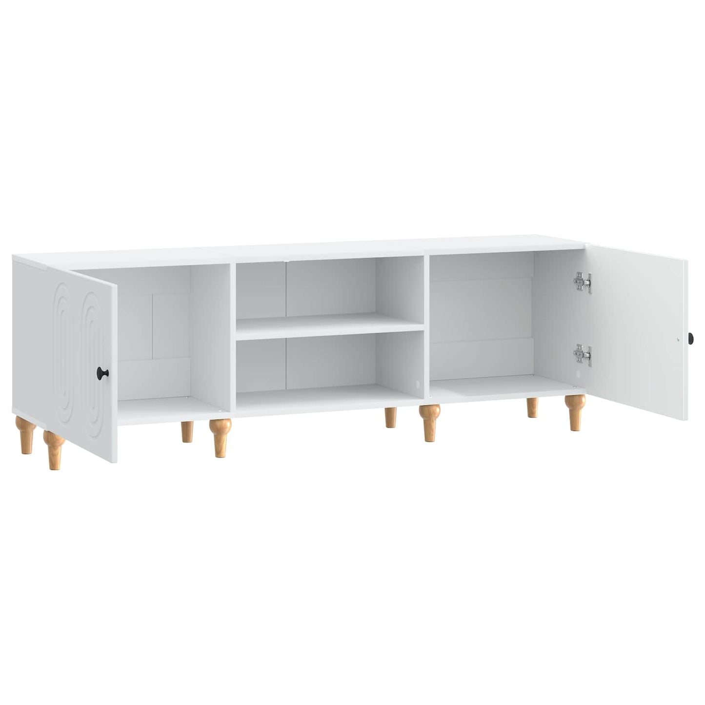vidaXL Ντουλάπι TV Λευκό 150 x 31 x 50 εκ. Επεξεργασμένο Ξύλο
