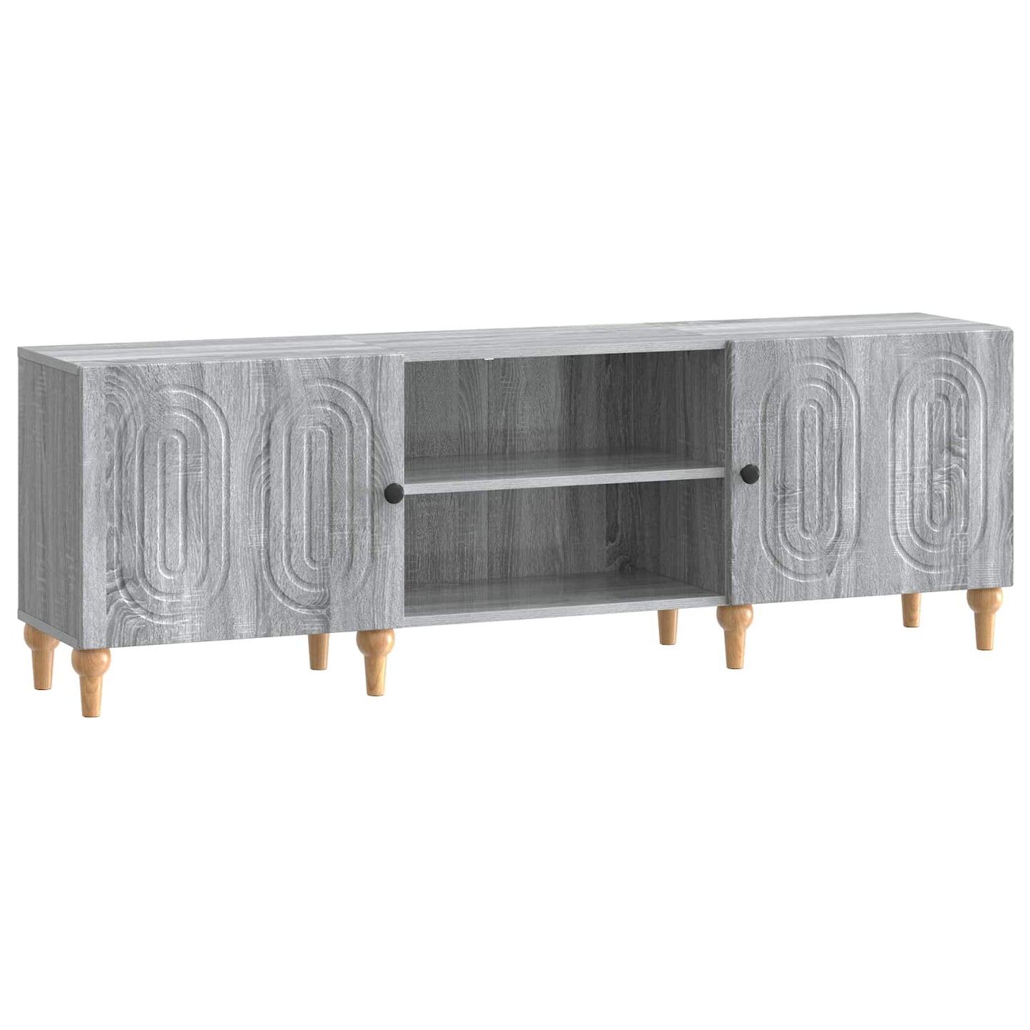 vidaXL Ντουλάπι TV Γκρι Sonoma 150 x 31 x 50 εκ. Επεξεργασμένο Ξύλο