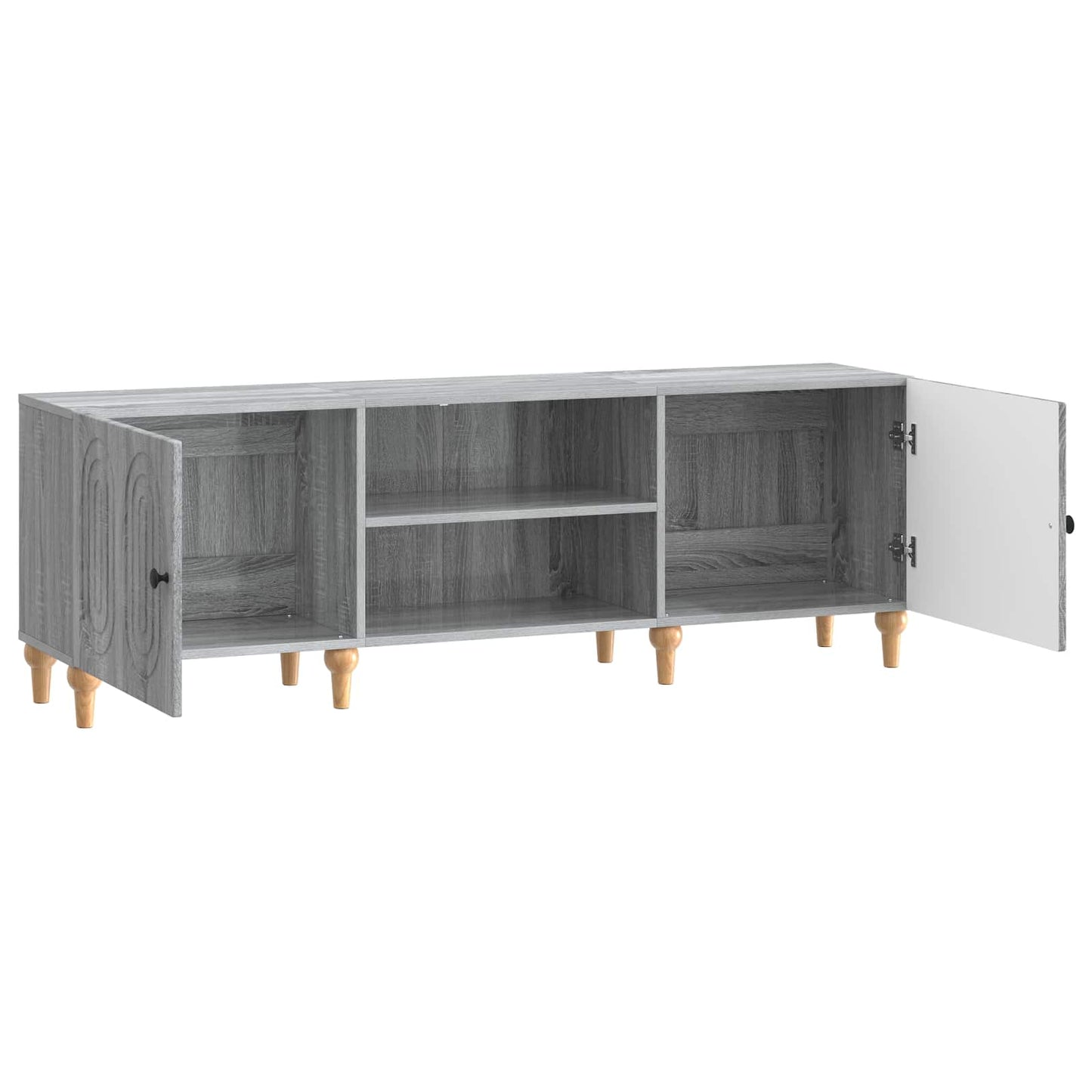vidaXL Ντουλάπι TV Γκρι Sonoma 150 x 31 x 50 εκ. Επεξεργασμένο Ξύλο