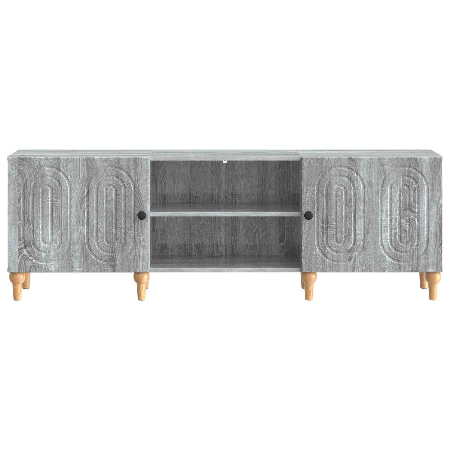 vidaXL Ντουλάπι TV Γκρι Sonoma 150 x 31 x 50 εκ. Επεξεργασμένο Ξύλο