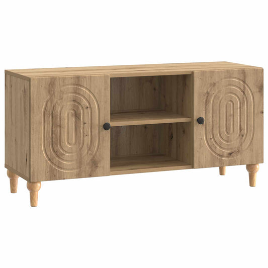 vidaXL Ντουλάπι TV Artisan Δρυς 102 x 34,5 x 50 εκ. Επεξεργασμένο Ξύλο