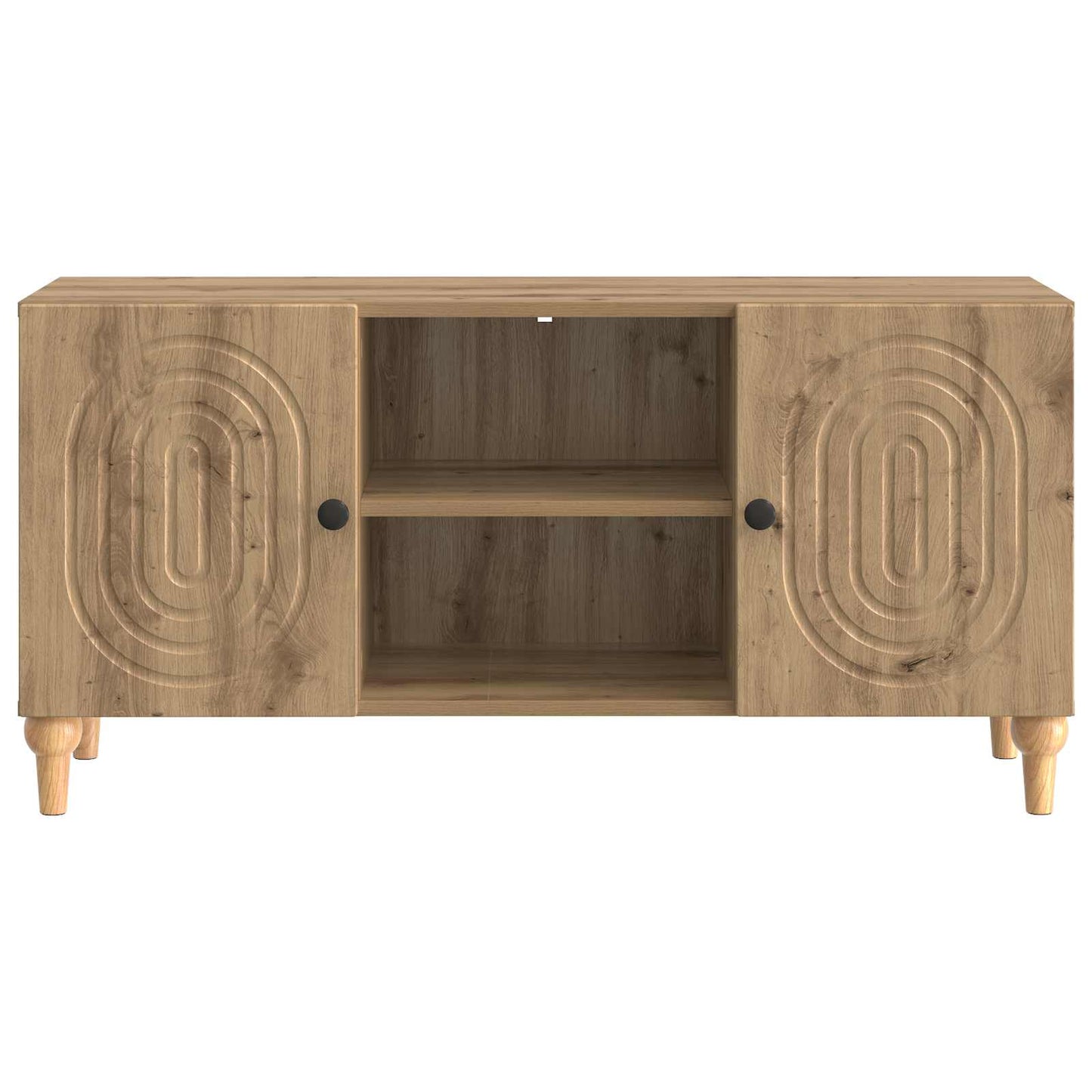 vidaXL Ντουλάπι TV Artisan Δρυς 102 x 34,5 x 50 εκ. Επεξεργασμένο Ξύλο