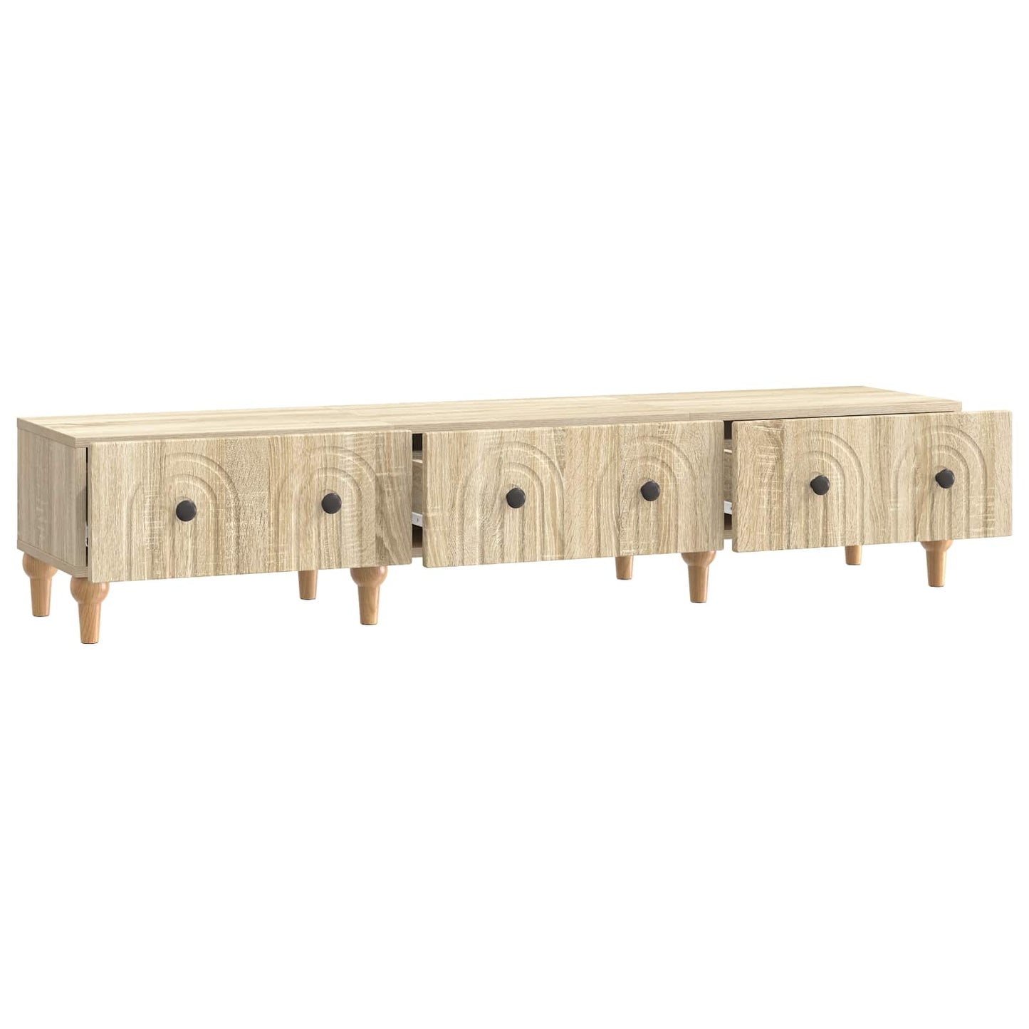 vidaXL Ντουλάπι TV Sonoma Δρυς 147 x 34,5 x 30 εκ Επεξεργασμένο Ξύλο