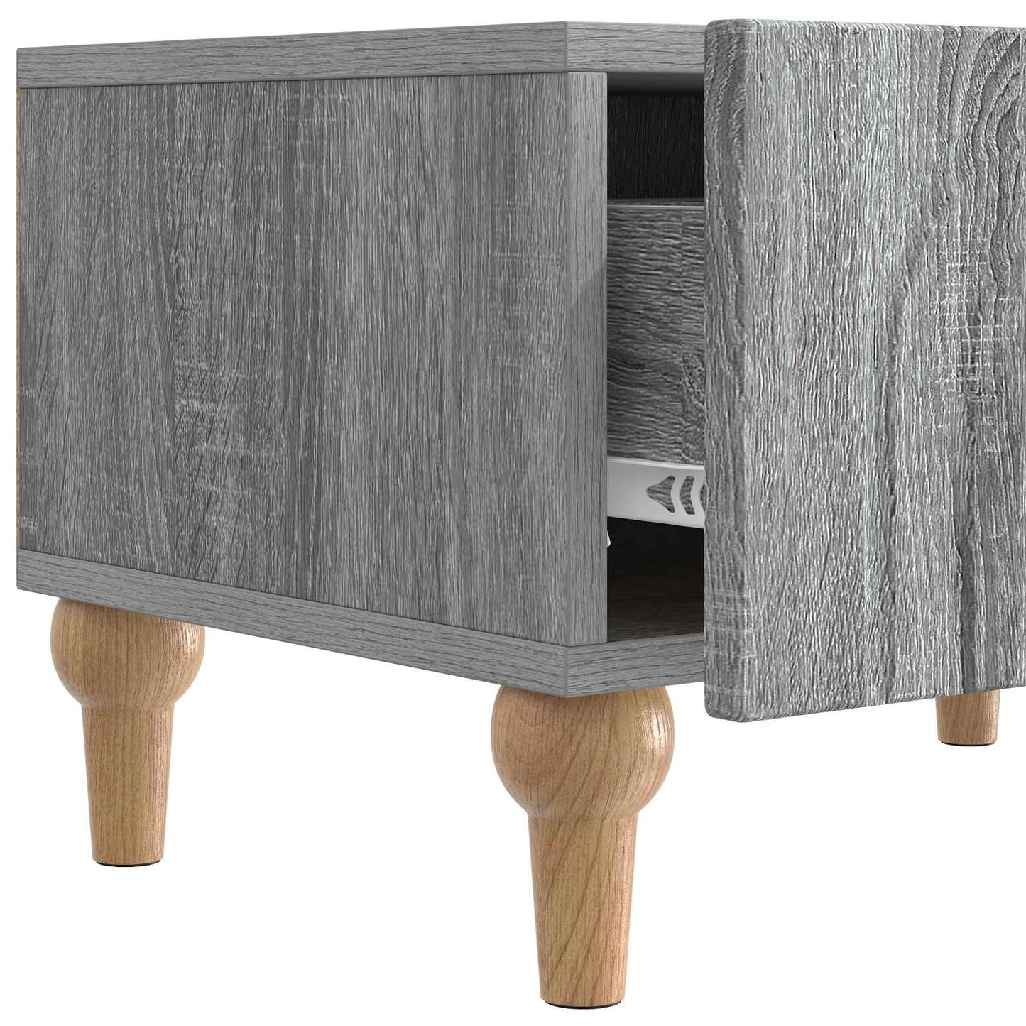 vidaXL Ντουλάπι TV Γκρι Sonoma 147 x 34,5 x 30 εκ Επεξεργασμένο Ξύλο