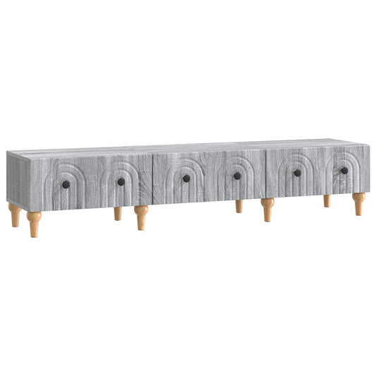 vidaXL Ντουλάπι TV Γκρι Sonoma 147 x 34,5 x 30 εκ Επεξεργασμένο Ξύλο