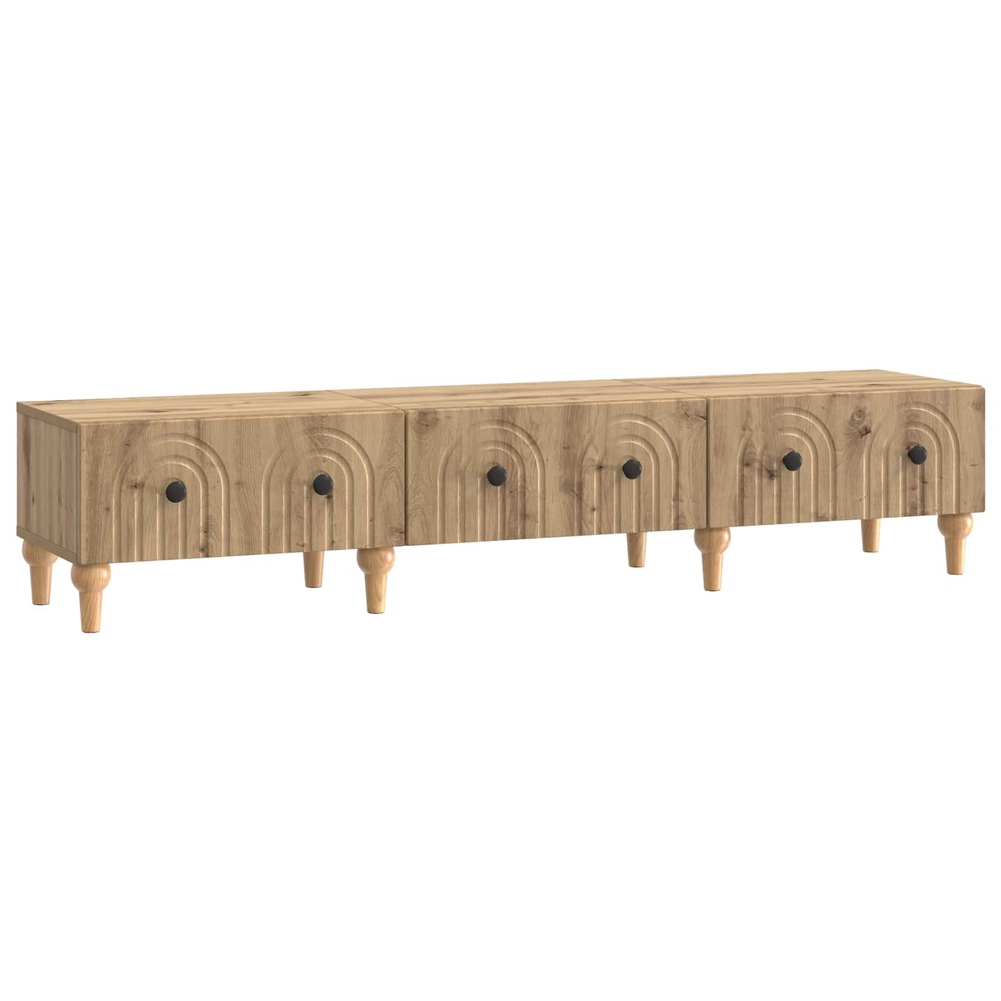 vidaXL Ντουλάπι TV Artisan Δρυς 147 x 34,5 x 30 εκ Επεξεργασμένο Ξύλο