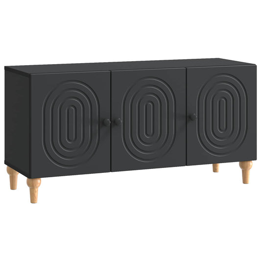vidaXL Ντουλάπι TV Μαύρο 99 x 34,5 x 50 εκ. Επεξεργασμένο Ξύλο