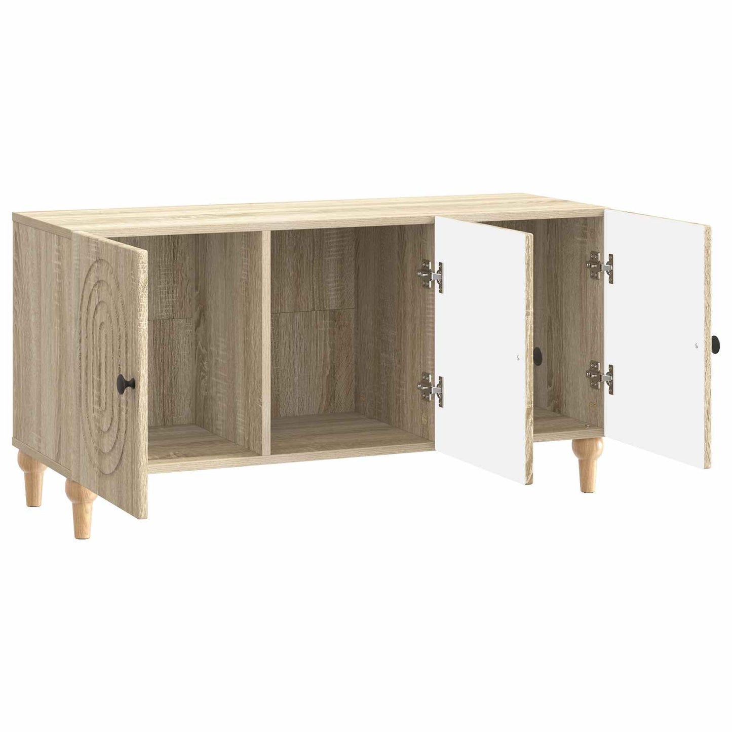 vidaXL Ντουλάπι TV Sonoma Δρυς 99 x 34,5 x 50 εκ. Επεξεργασμένο Ξύλο