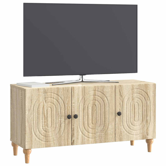 vidaXL Ντουλάπι TV Sonoma Δρυς 99 x 34,5 x 50 εκ. Επεξεργασμένο Ξύλο