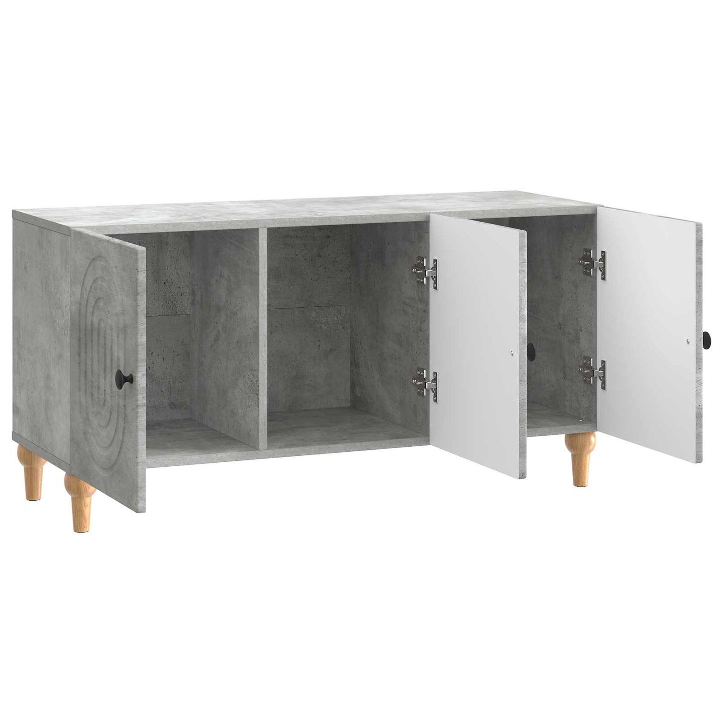 vidaXL Ντουλάπι TV Γκρι Σκυροδέματος 99 x 34,5 x 50 εκ.