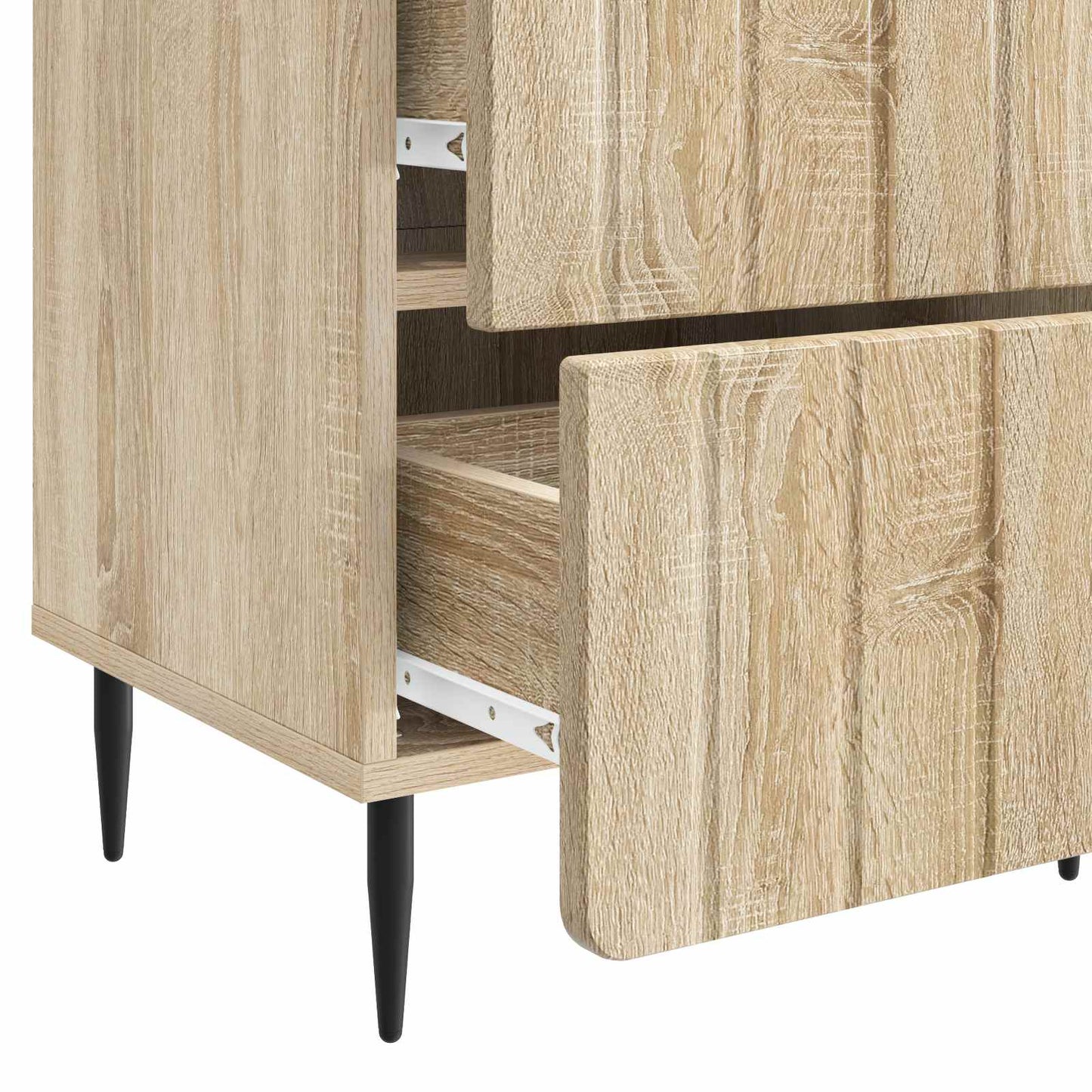 vidaXL Κομοδίνο Sonoma Δρυς 43 x 34,5 x 49,5 εκ Επεξεργασμένο Ξύλο
