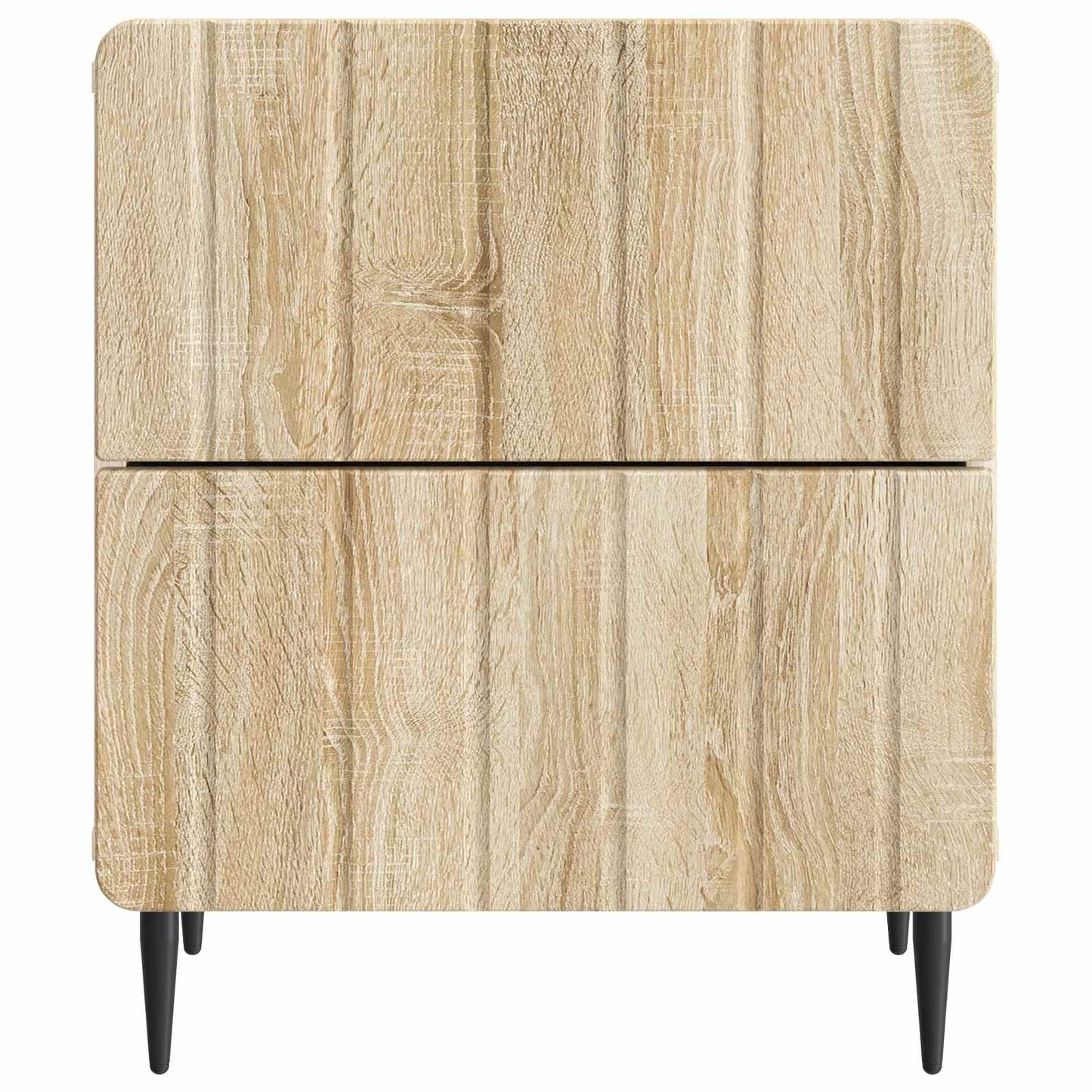 vidaXL Κομοδίνο 2 τμχ. Sonoma Δρυς 43 x 34,5 x 49,5 εκ