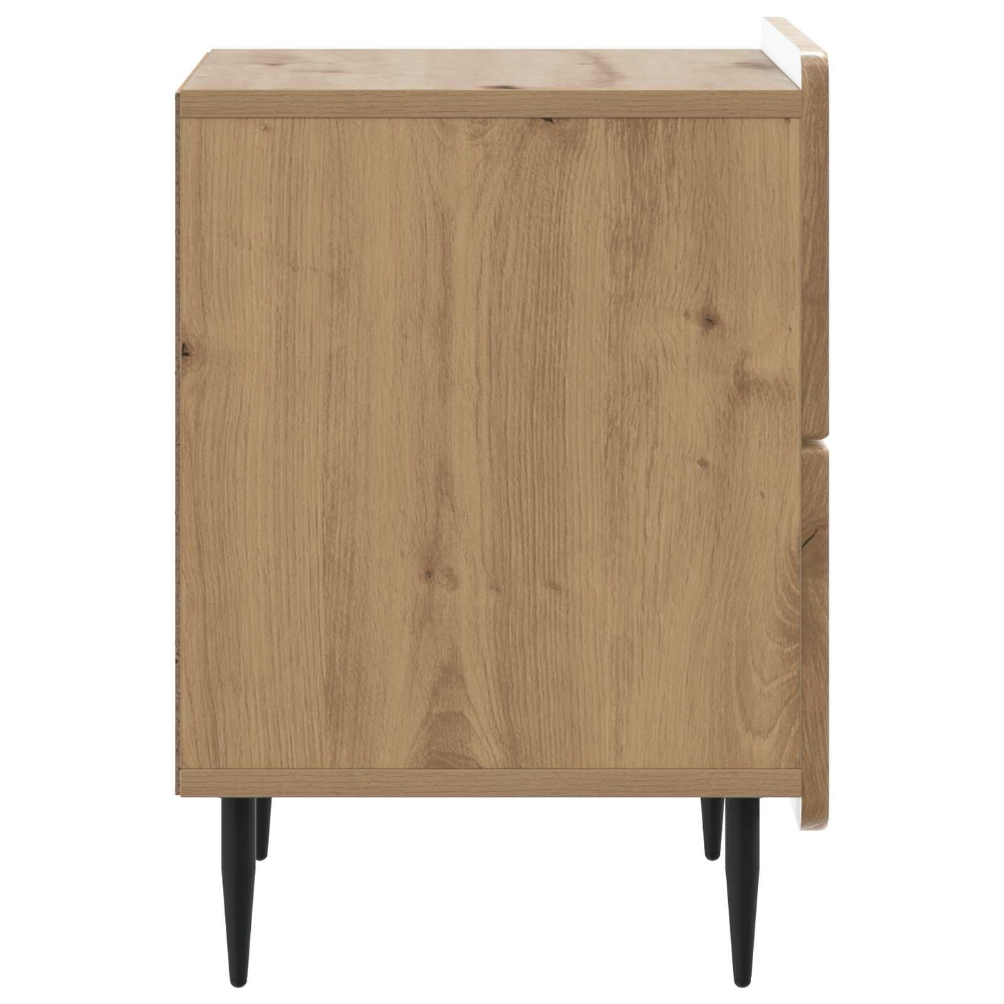 vidaXL Κομοδίνο Artisan Δρυς 43 x 34,5 x 49,5 εκ Επεξεργασμένο Ξύλο