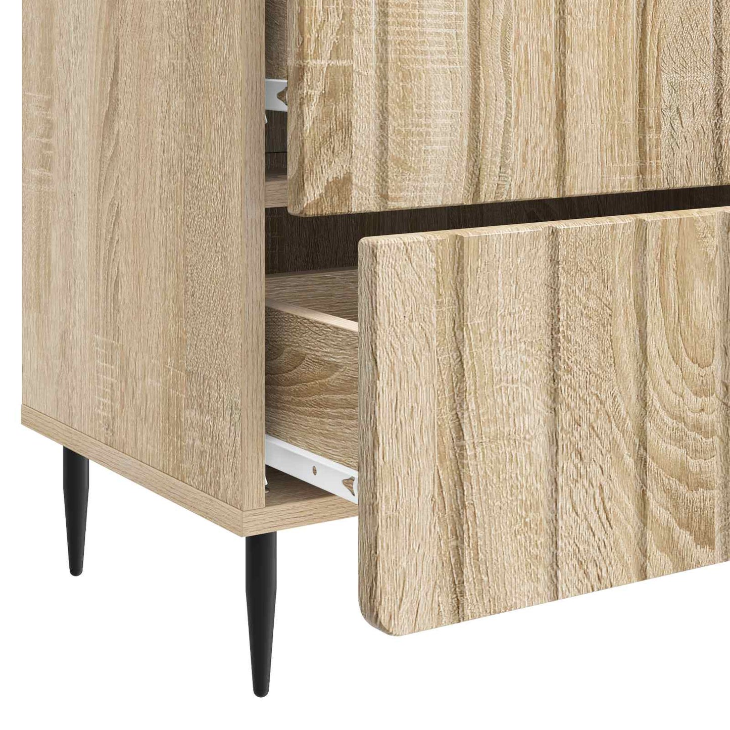vidaXL Κομοδίνο Sonoma Δρυς 62 x 34,5 x 49,5 εκ. Επεξεργασμένο Ξύλο