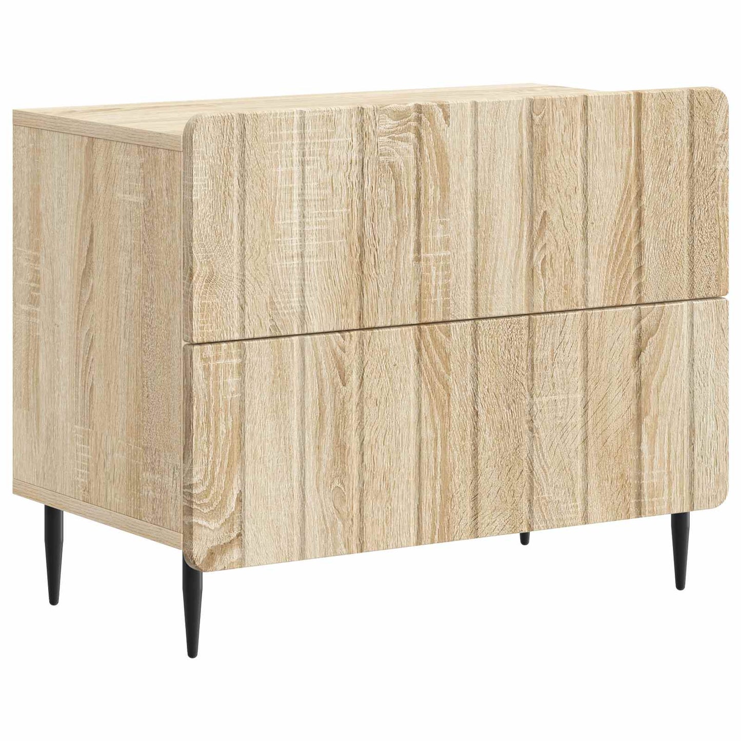 vidaXL Κομοδίνο Sonoma Δρυς 62 x 34,5 x 49,5 εκ. Επεξεργασμένο Ξύλο