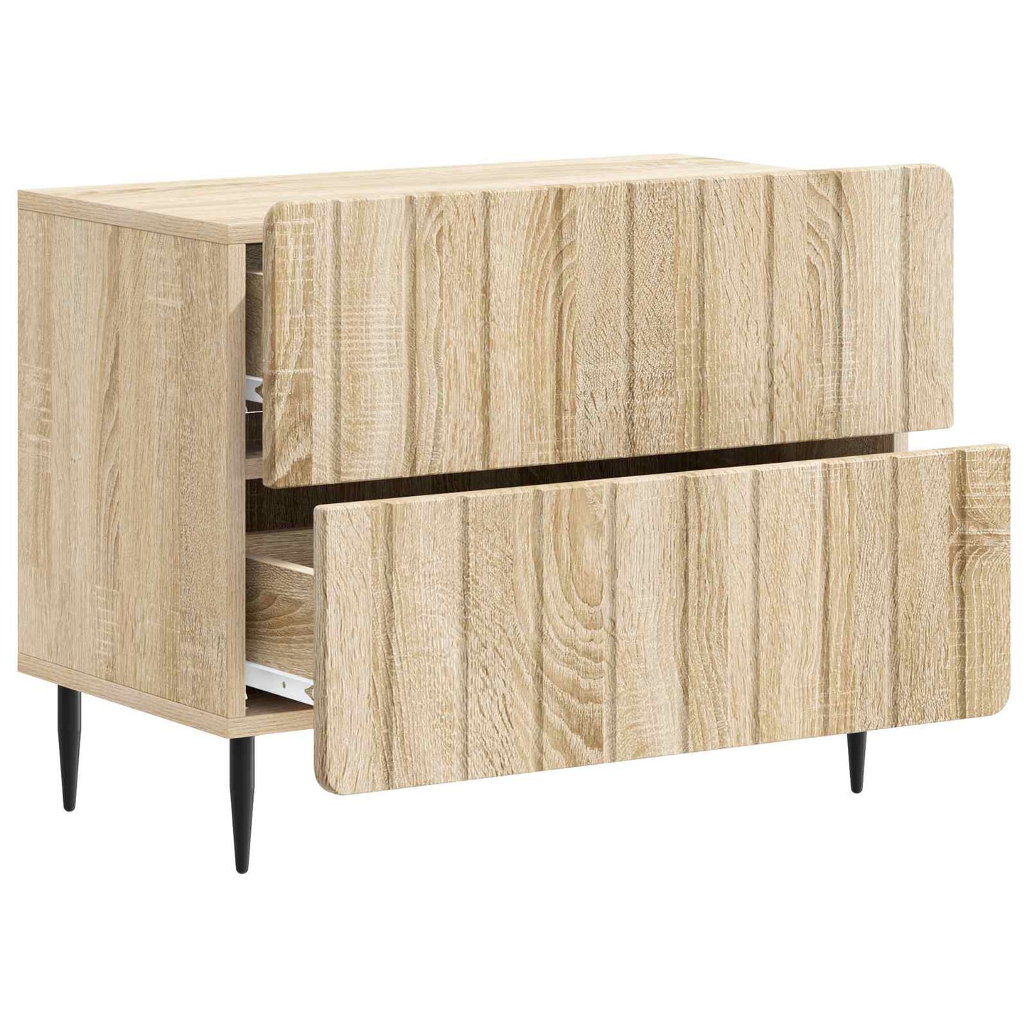 vidaXL Κομοδίνο Sonoma Δρυς 62 x 34,5 x 49,5 εκ. Επεξεργασμένο Ξύλο