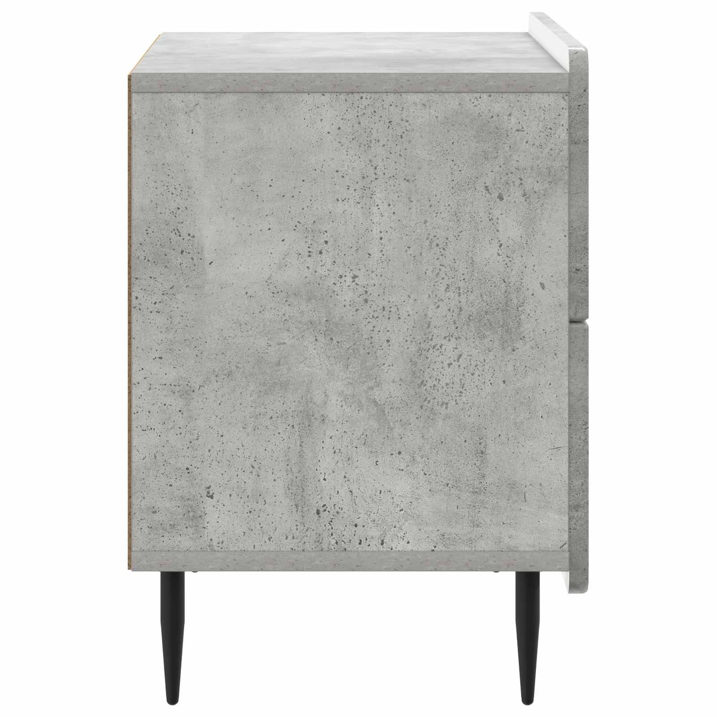 vidaXL Κομοδίνο με συρτάρι Γκρι Σκυροδέματος 62 x 34,5 x 49,5 εκ.