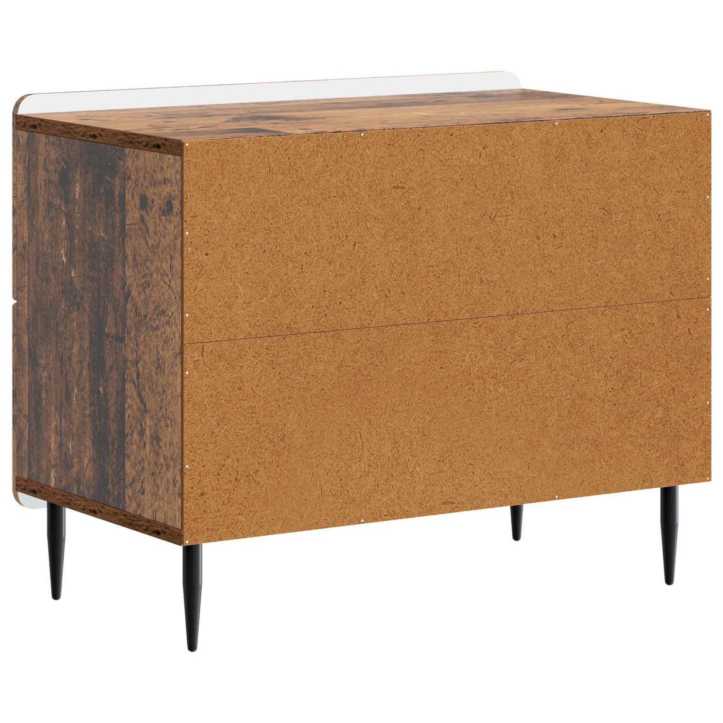 vidaXL Κομοδίνο με συρτάρι Παλαιωμένο ξύλο 62 x 34,5 x 49,5 εκ.