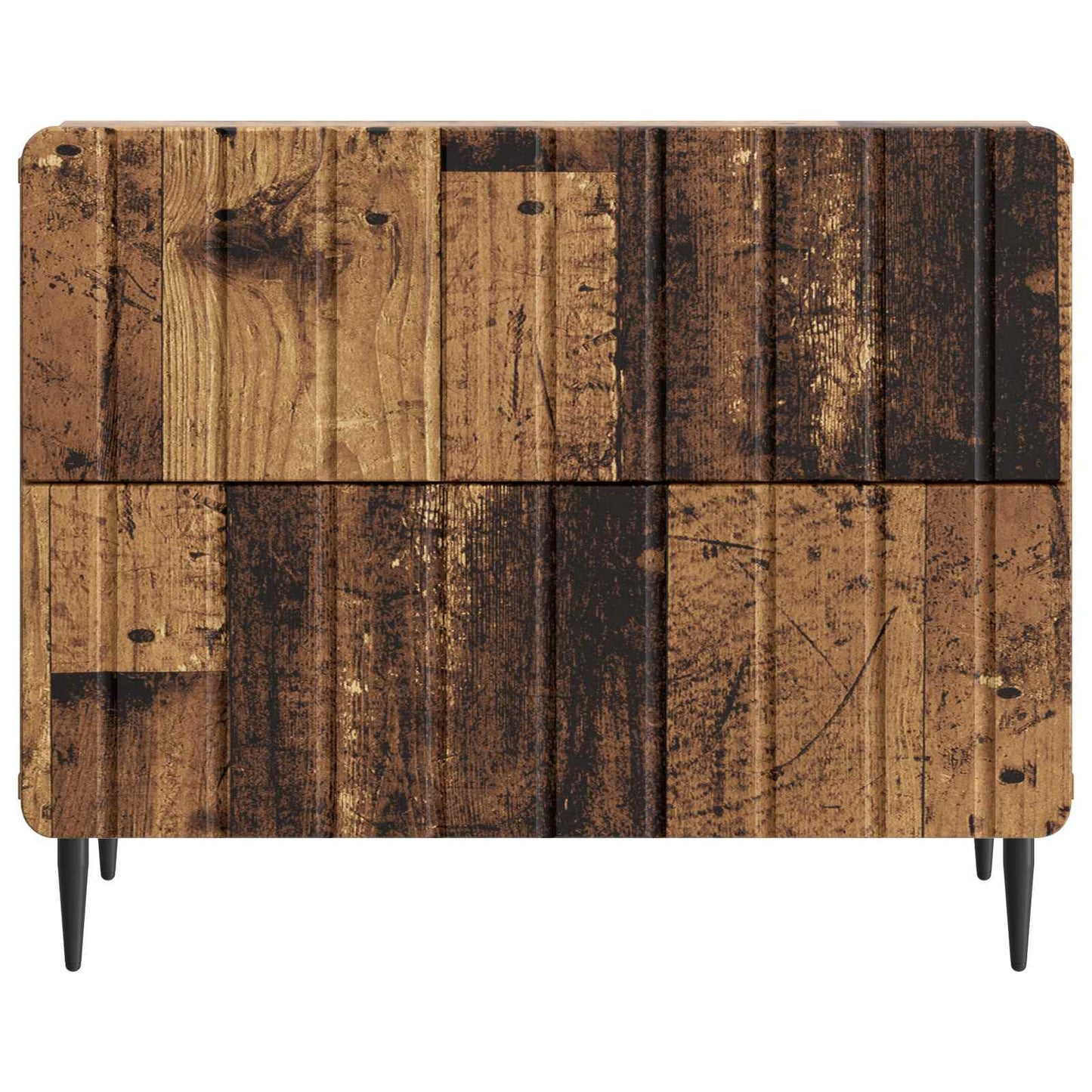 vidaXL Κομοδίνο με συρτάρι Παλαιωμένο ξύλο 62 x 34,5 x 49,5 εκ.