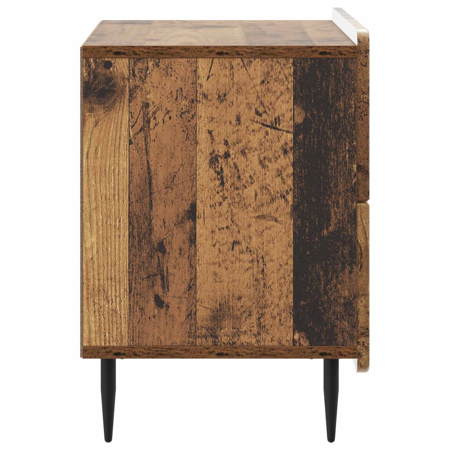 vidaXL Κομοδίνο με συρτάρι Παλαιωμένο ξύλο 62 x 34,5 x 49,5 εκ.