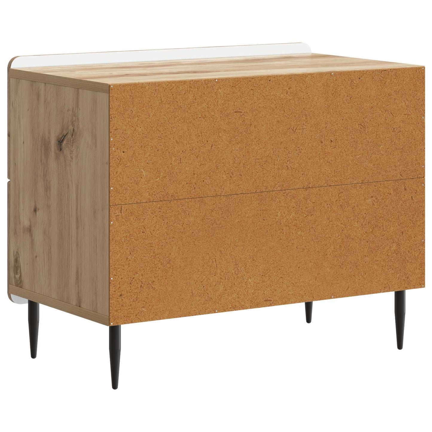 vidaXL Κομοδίνο Artisan Δρυς 62 x 34,5 x 49,5 εκ. Επεξεργασμένο Ξύλο