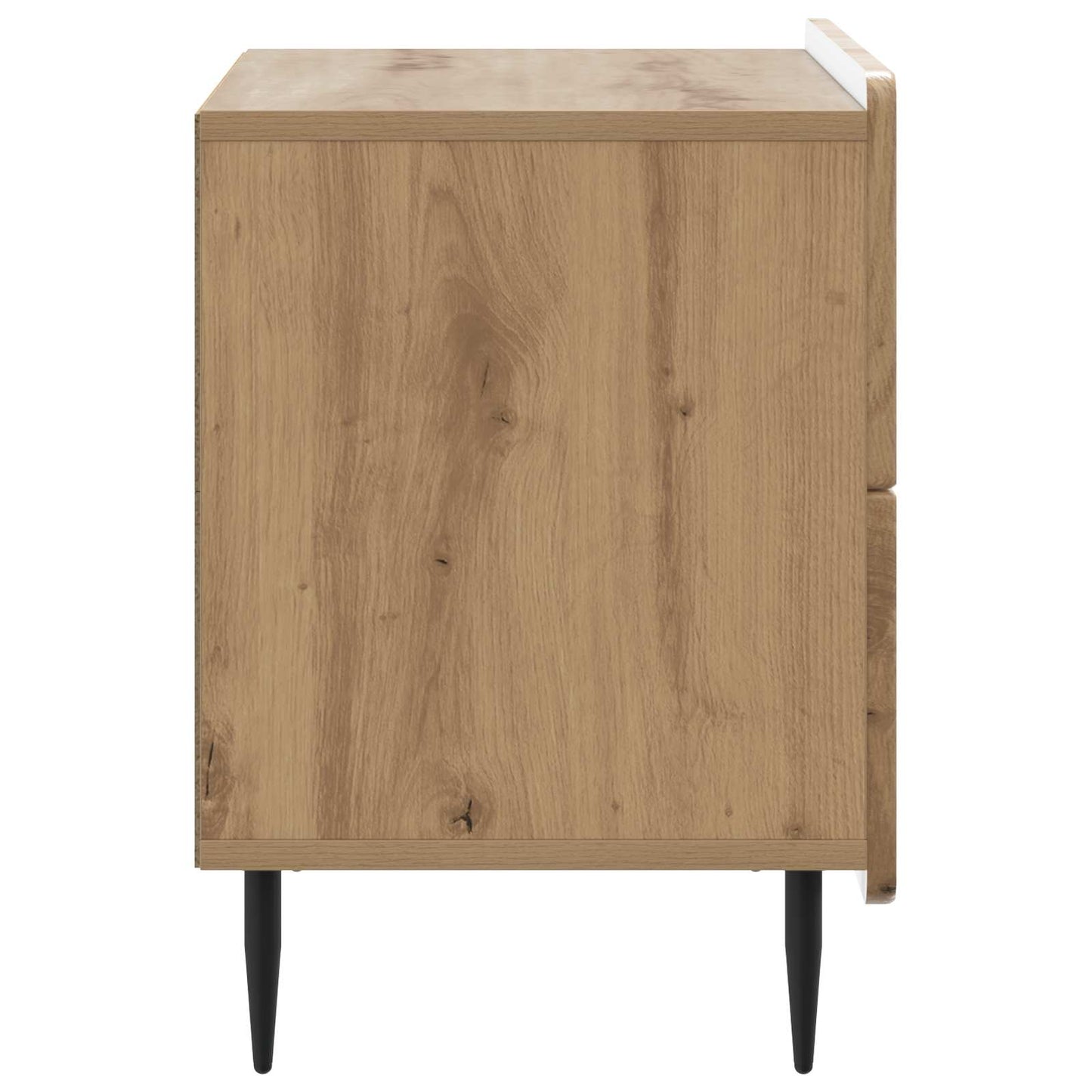 vidaXL Κομοδίνο Artisan Δρυς 62 x 34,5 x 49,5 εκ. Επεξεργασμένο Ξύλο