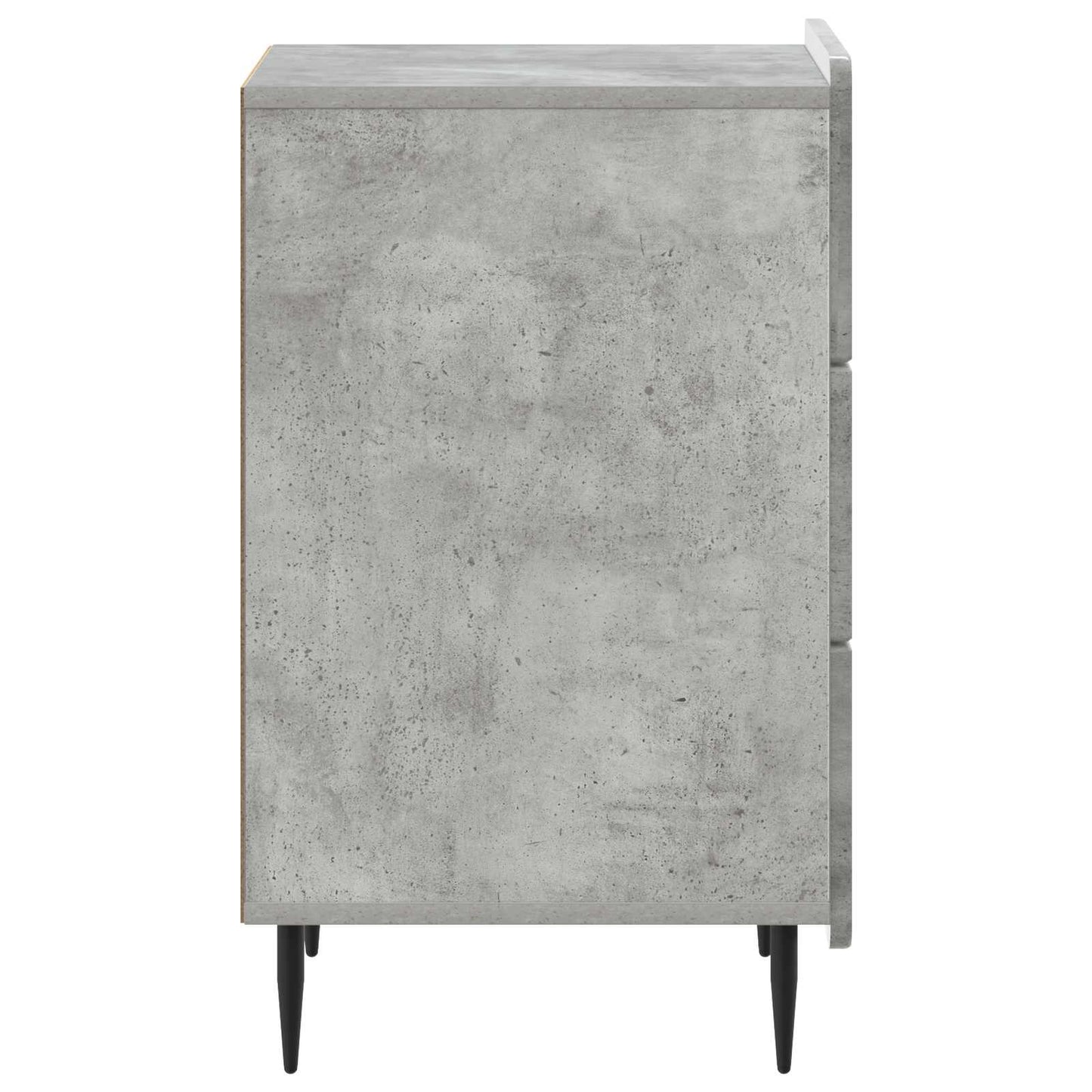 vidaXL Κομοδίνο Γκρι Σκυροδέματος 43x 41 x 68 εκ Επεξεργασμένο Ξύλο