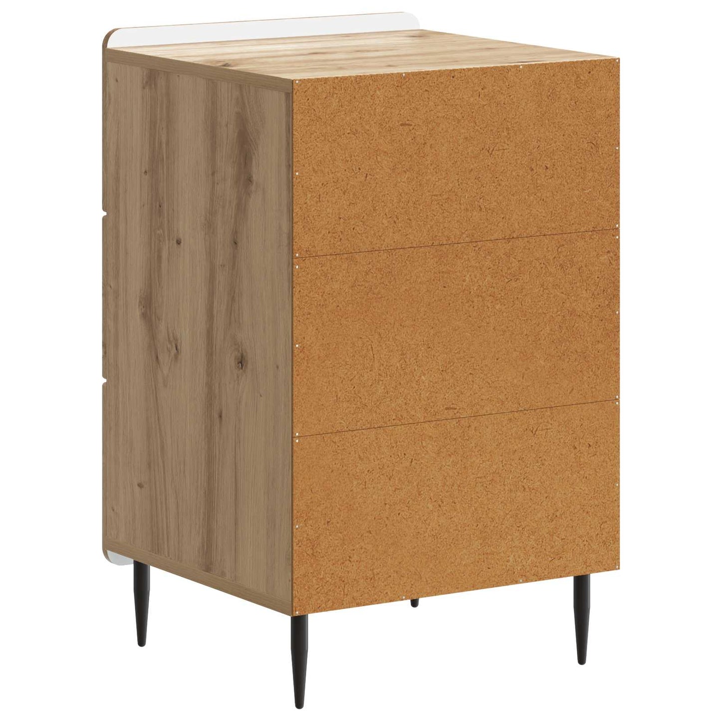 vidaXL Κομοδίνο Artisan Δρυς 43x 41 x 68 εκ Επεξεργασμένο Ξύλο
