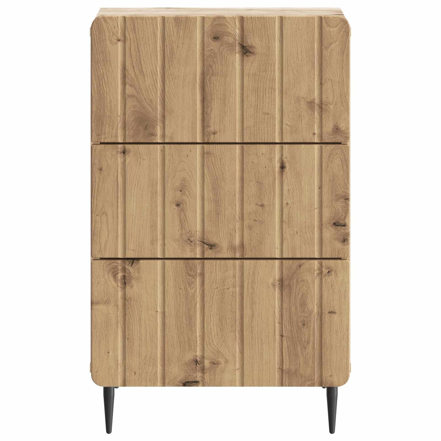 vidaXL Κομοδίνο Artisan Δρυς 43x 41 x 68 εκ Επεξεργασμένο Ξύλο