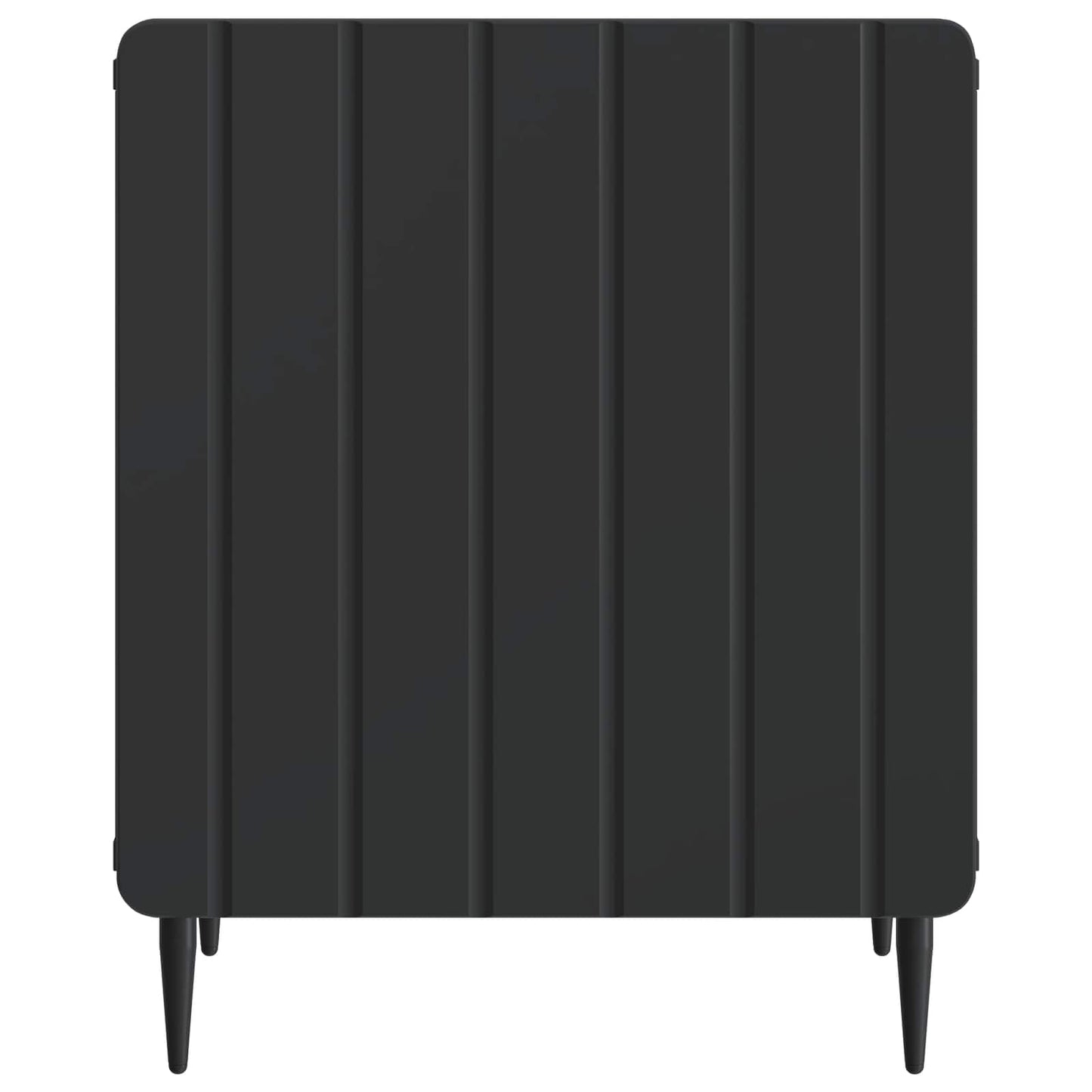 vidaXL Κομοδίνο Μαύρο 43 x 34,5 x 52 εκ Επεξεργασμένο Ξύλο