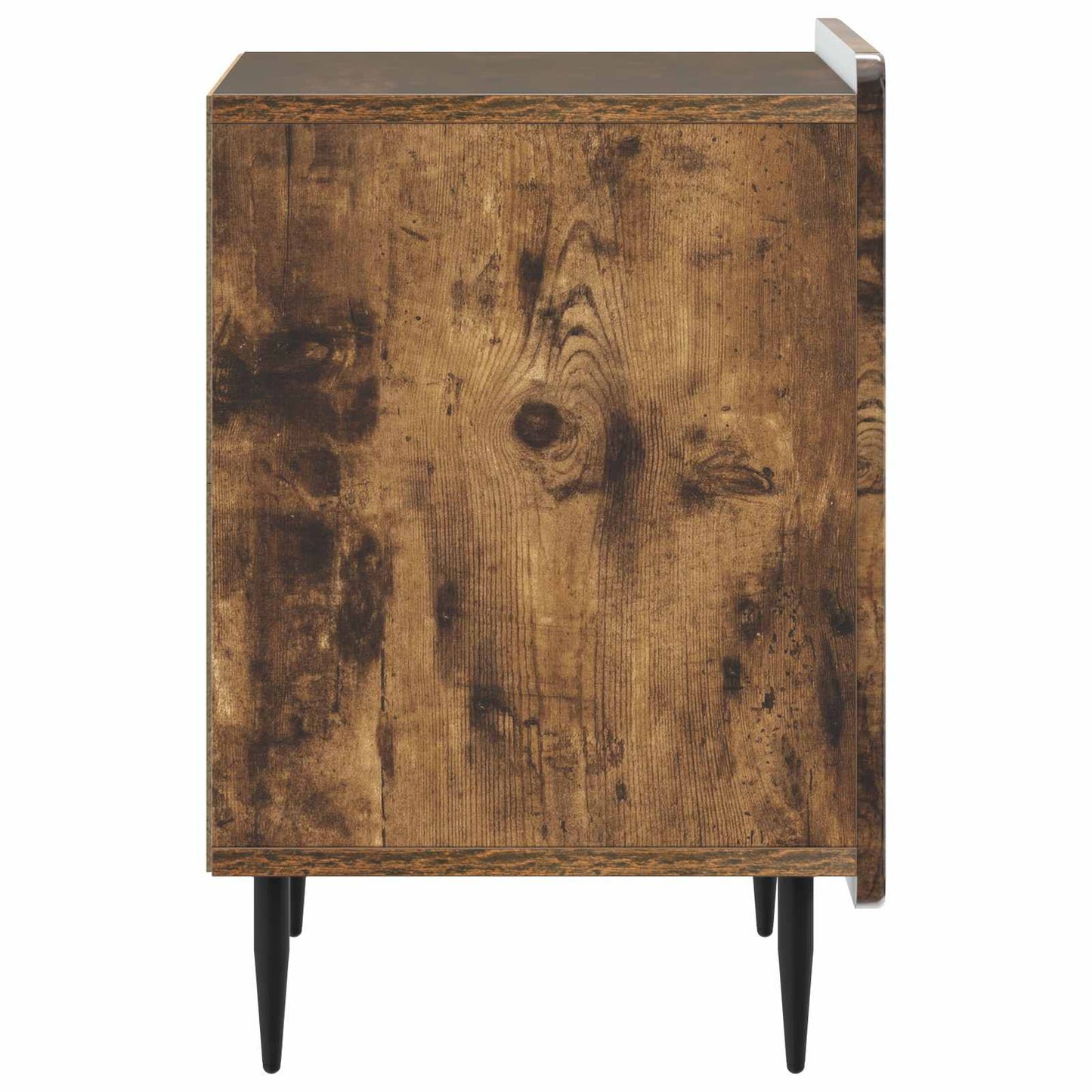 vidaXL Κομοδίνο 2 τμχ. Καπνισμένο Ξύλο Δρυός 43 x 34,5 x 52 εκ