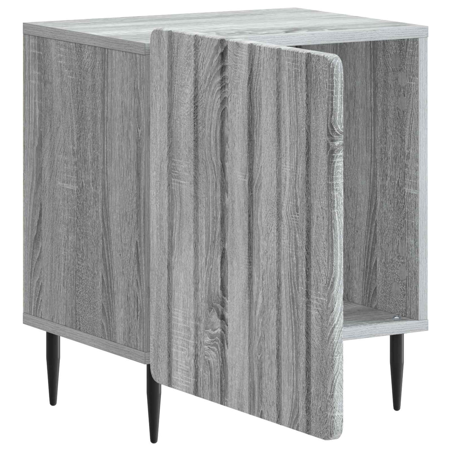 vidaXL Κομοδίνο 2 τμχ. Γκρι Sonoma 43 x 34,5 x 52 εκ