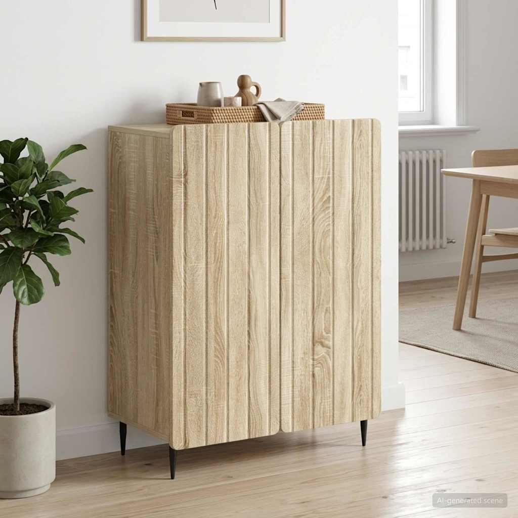 vidaXL Πλαϊνό γραφείο Sonoma Δρυς 66 x 34,5 x 92 εκ.